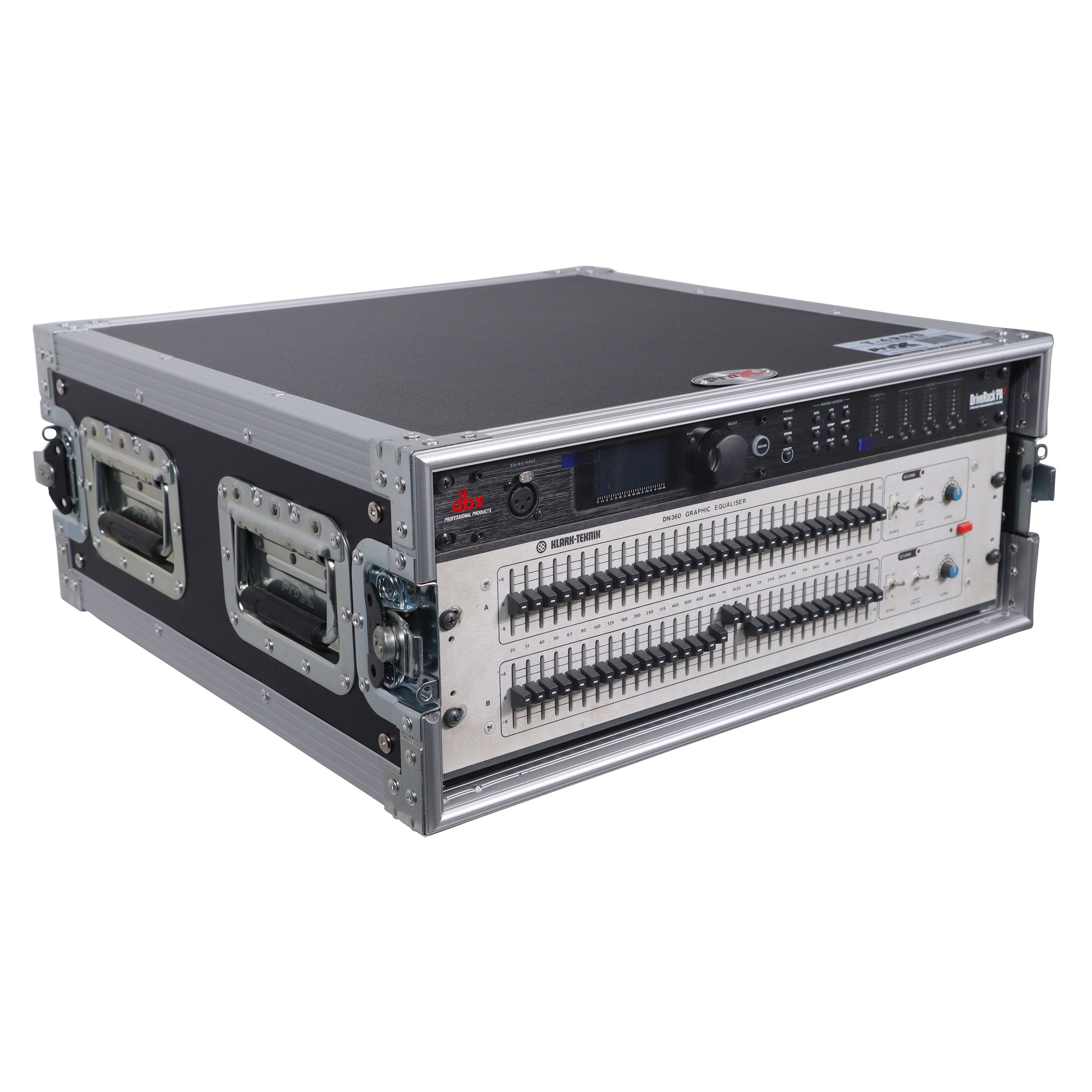 4U Space Amp Rack Mount ATA Style Flight Case 19 In. Depth