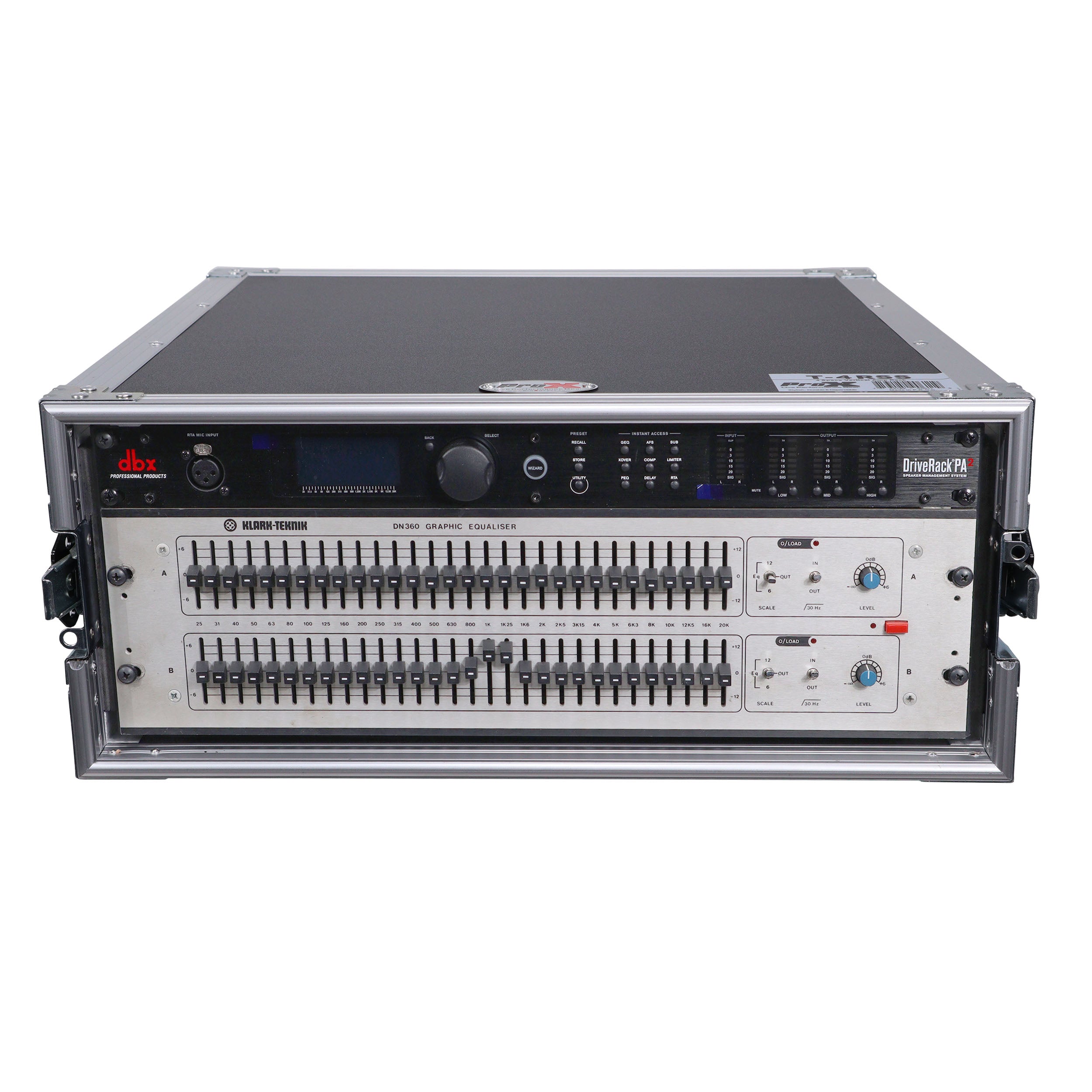 4U Space Amp Rack Mount ATA Style Flight Case 19 In. Depth
