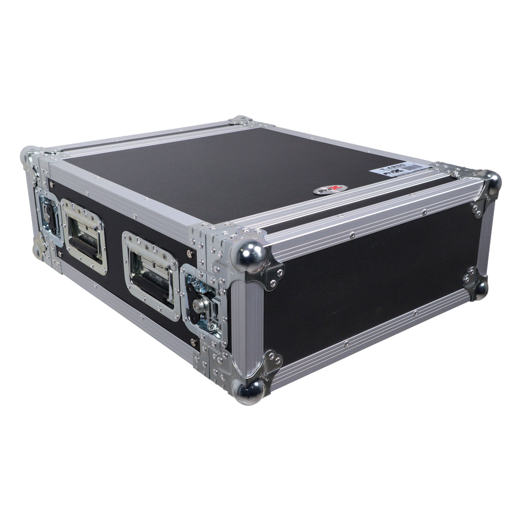 4U Space Amp Rack Mount ATA Style Flight Case 19 In. Depth