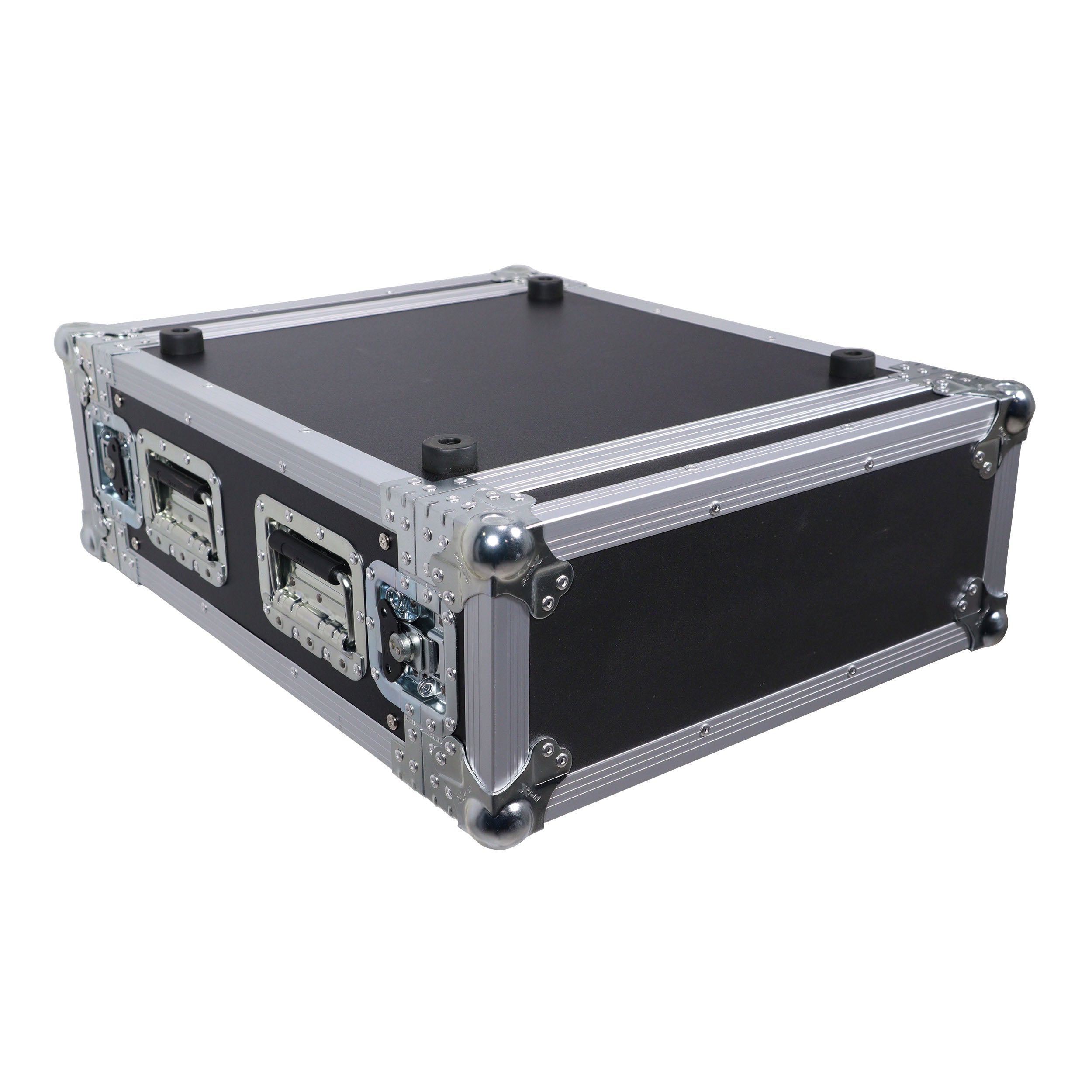 4U Space Amp Rack Mount ATA Style Flight Case 19 In. Depth