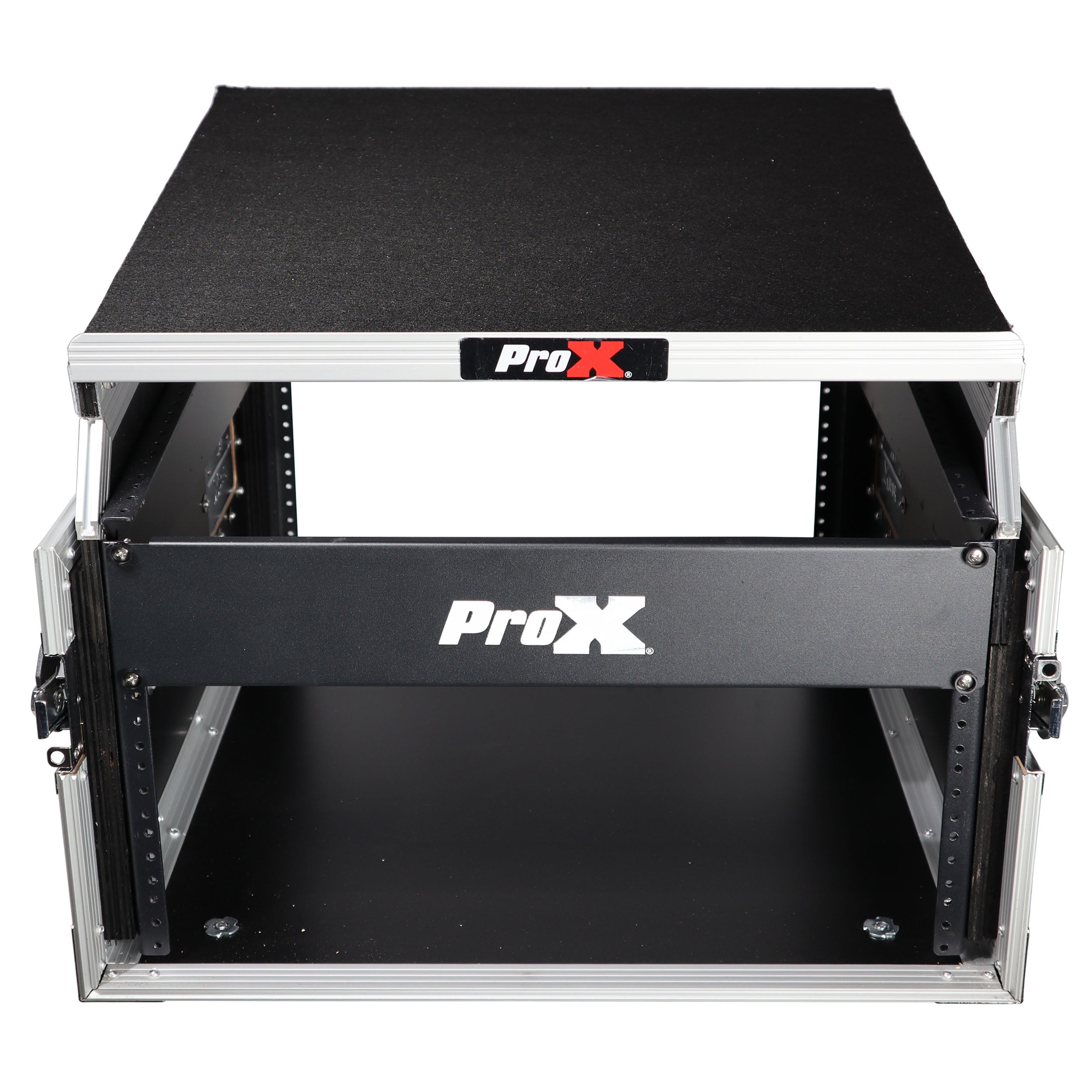 13U Top Mixer 6U Front Rack Combo Flight Case with Removable Sliding Laptop Shelf