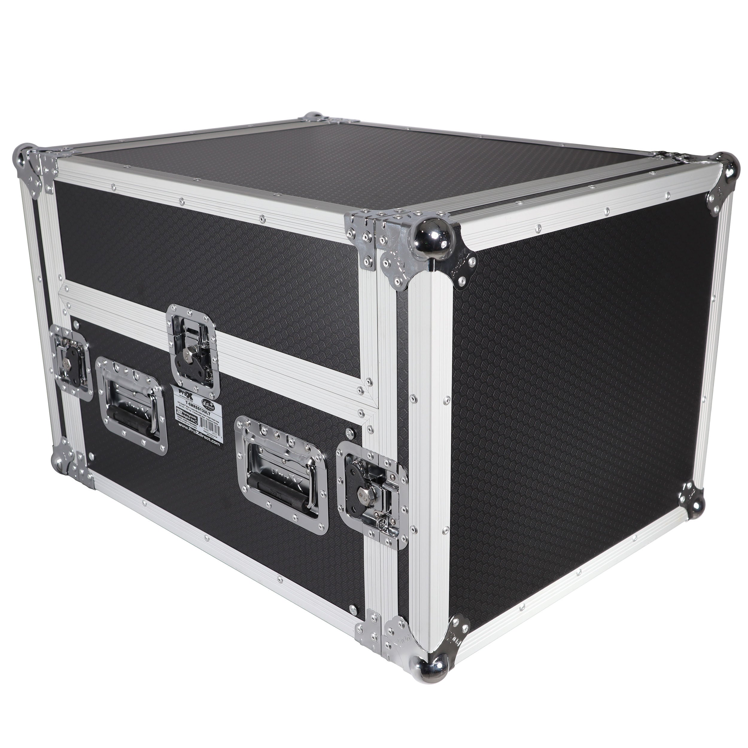 13U Top Mixer 6U Front Rack Combo Flight Case with Removable Sliding Laptop Shelf