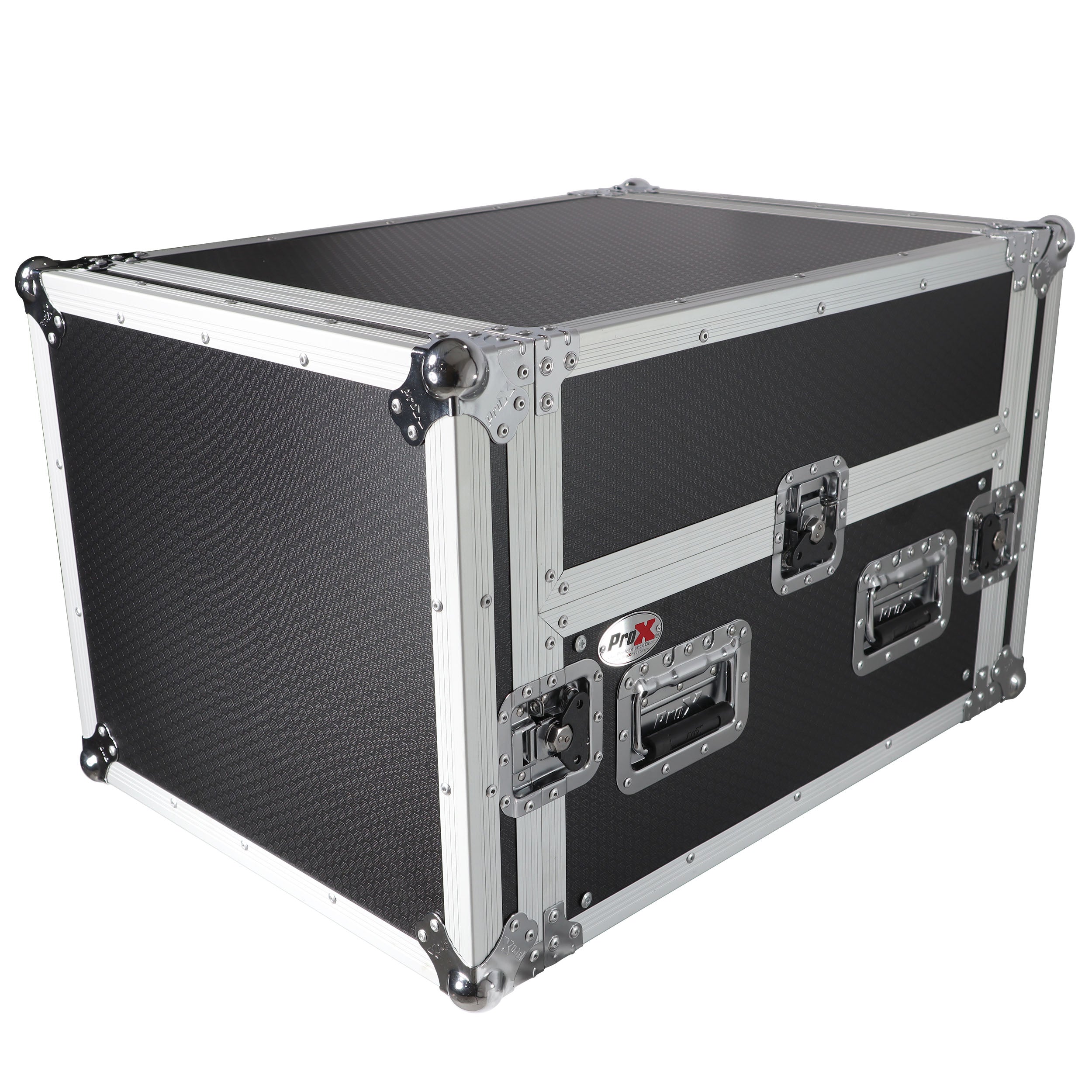 13U Top Mixer 6U Front Rack Combo Flight Case with Removable Sliding Laptop Shelf