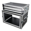 6U Vertical Shockproof Effects Rack 14" Depth Rail to Rail with Handles