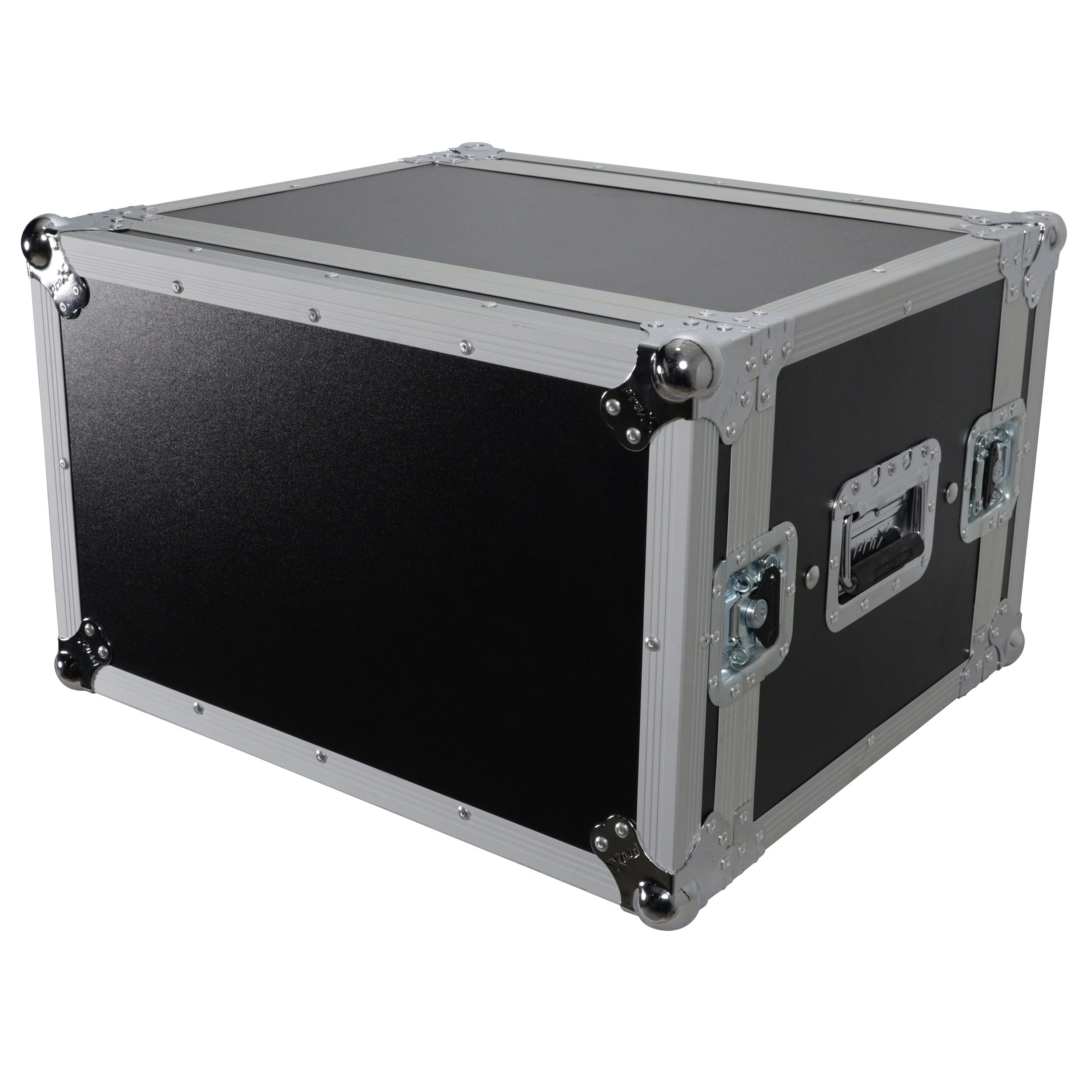 6U Vertical Shockproof Effects Rack 14" Depth Rail to Rail with Handles