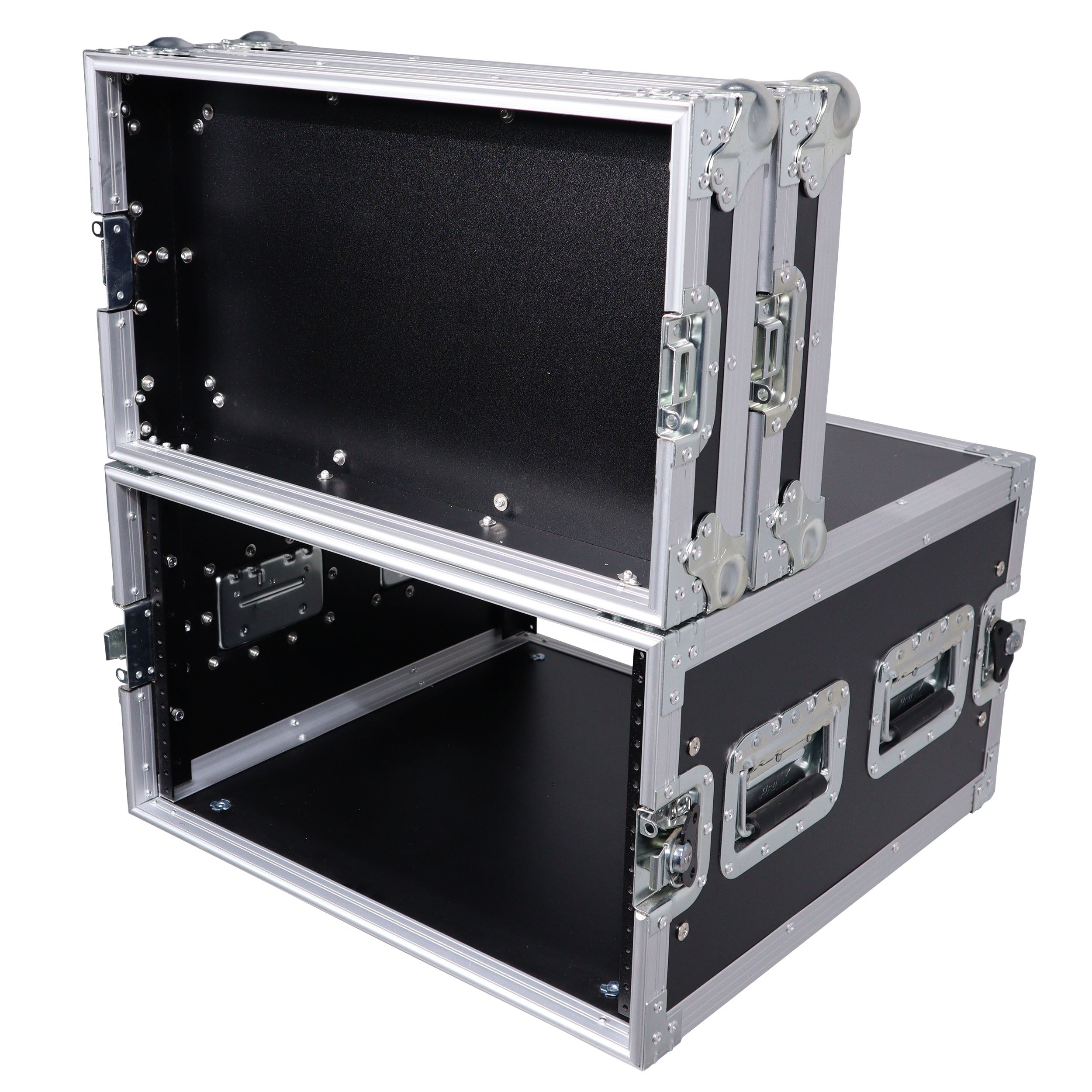 6U Space Amp Rack Mount ATA Flight Case 19" Depth