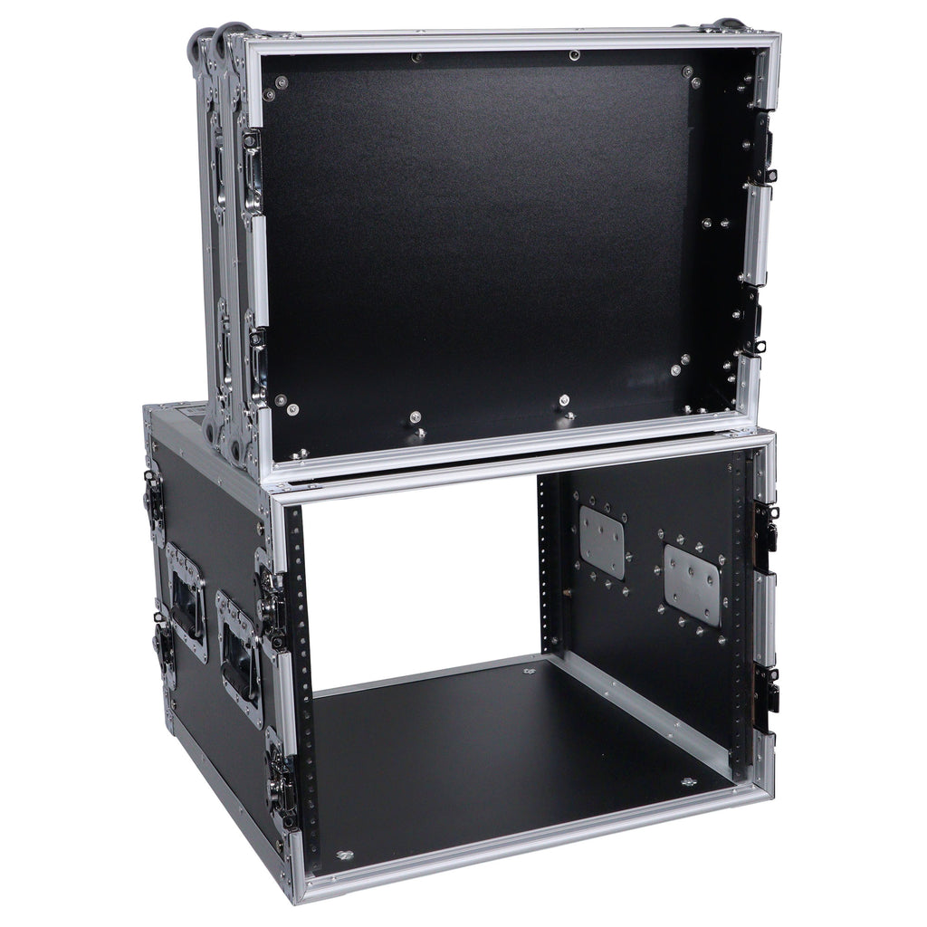 8U Space Amp Rack Mount ATA Flight Case 19" Depth