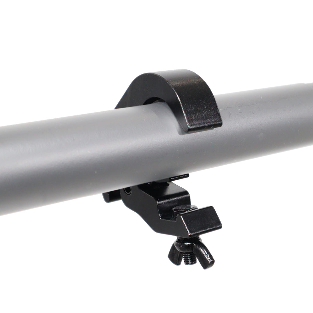 Set of 4 Aluminum Self-Locking M10 Clamp with Big Wing Knob for 2" Truss Tube Capacity 330 lbs. Black Finish