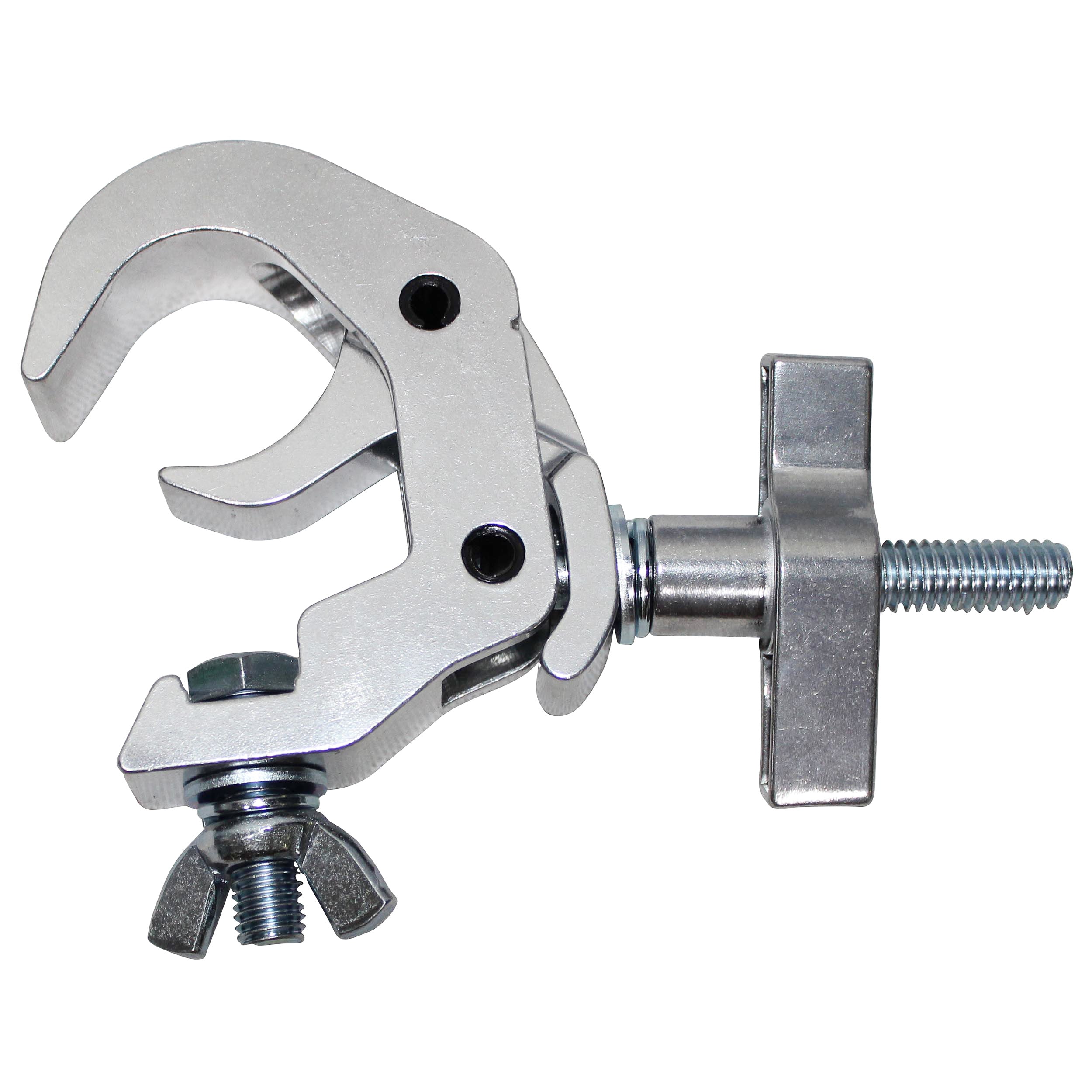 24PCS Aluminum Self-Locking M10 Clamp with Big Wing Knob for 2" Truss Tube Capacity 330 lbs.