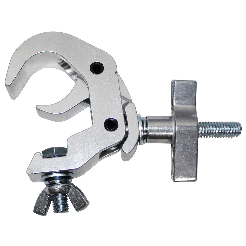 Aluminum Self-Locking M10 Clamp with Big Wing Knob for 2" Truss Tube Capacity 330 lbs.
