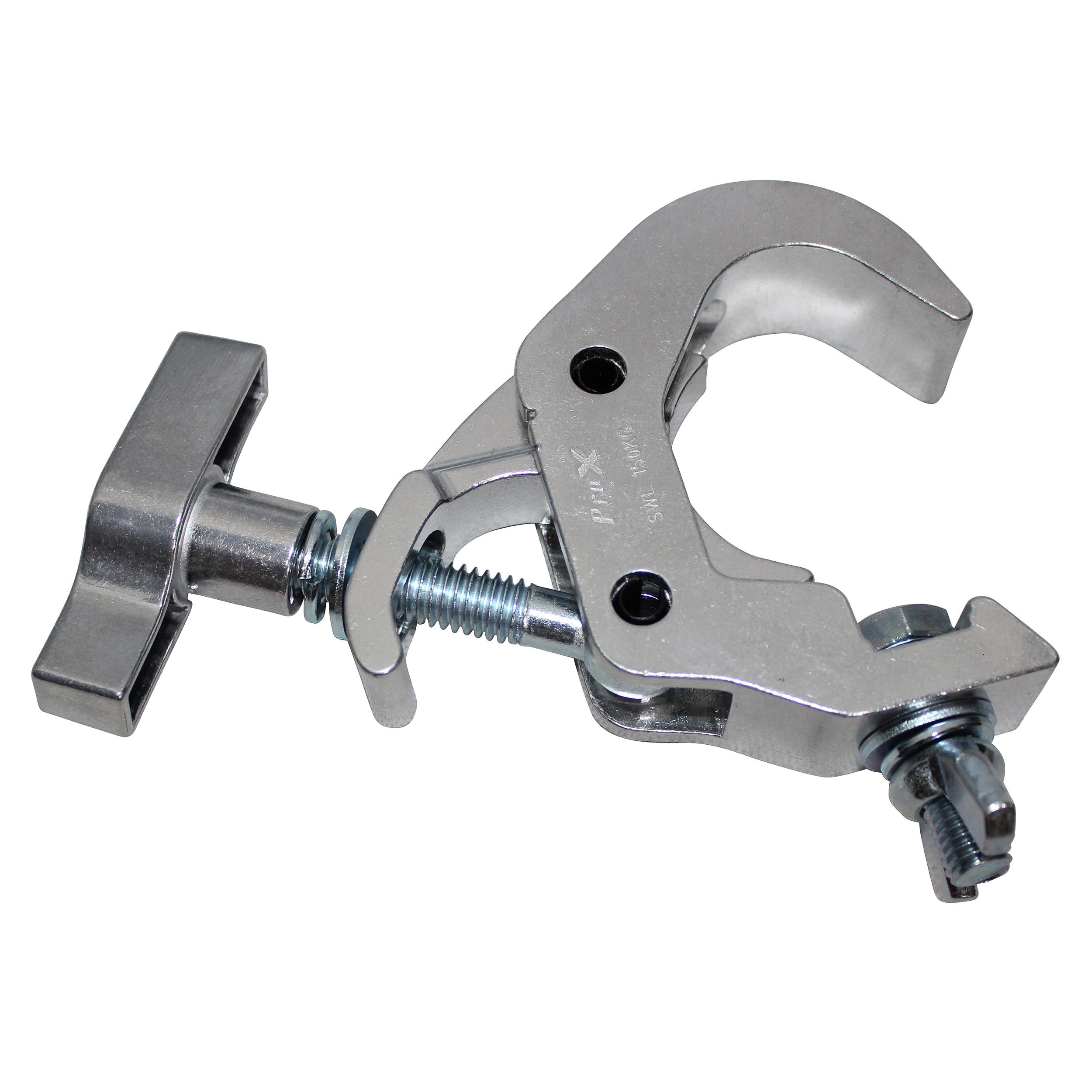 Aluminum Self-Locking M10 Clamp with Big Wing Knob for 2" Truss Tube Capacity 330 lbs.