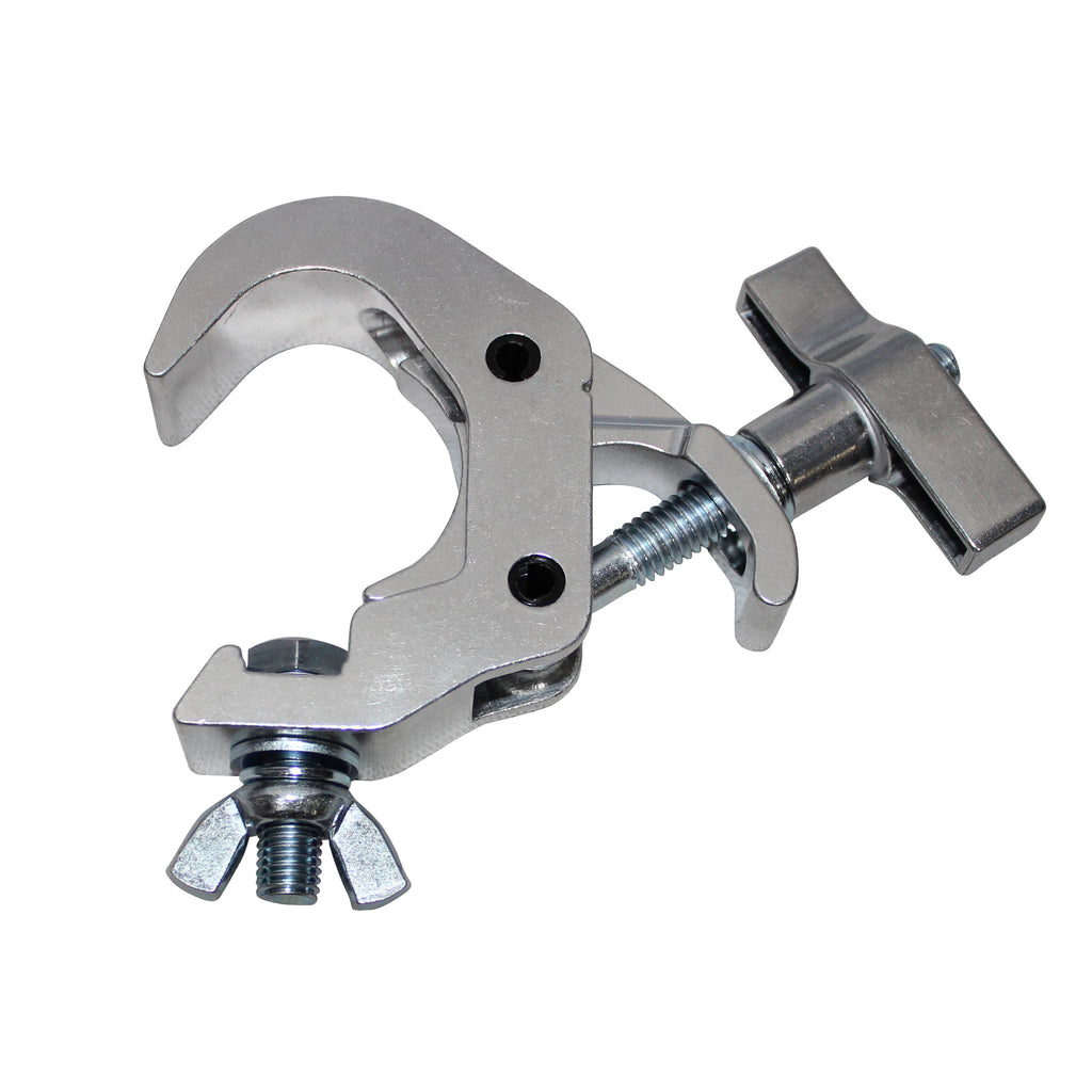 Aluminum Self-Locking M10 Clamp with Big Wing Knob for 2" Truss Tube Capacity 330 lbs.