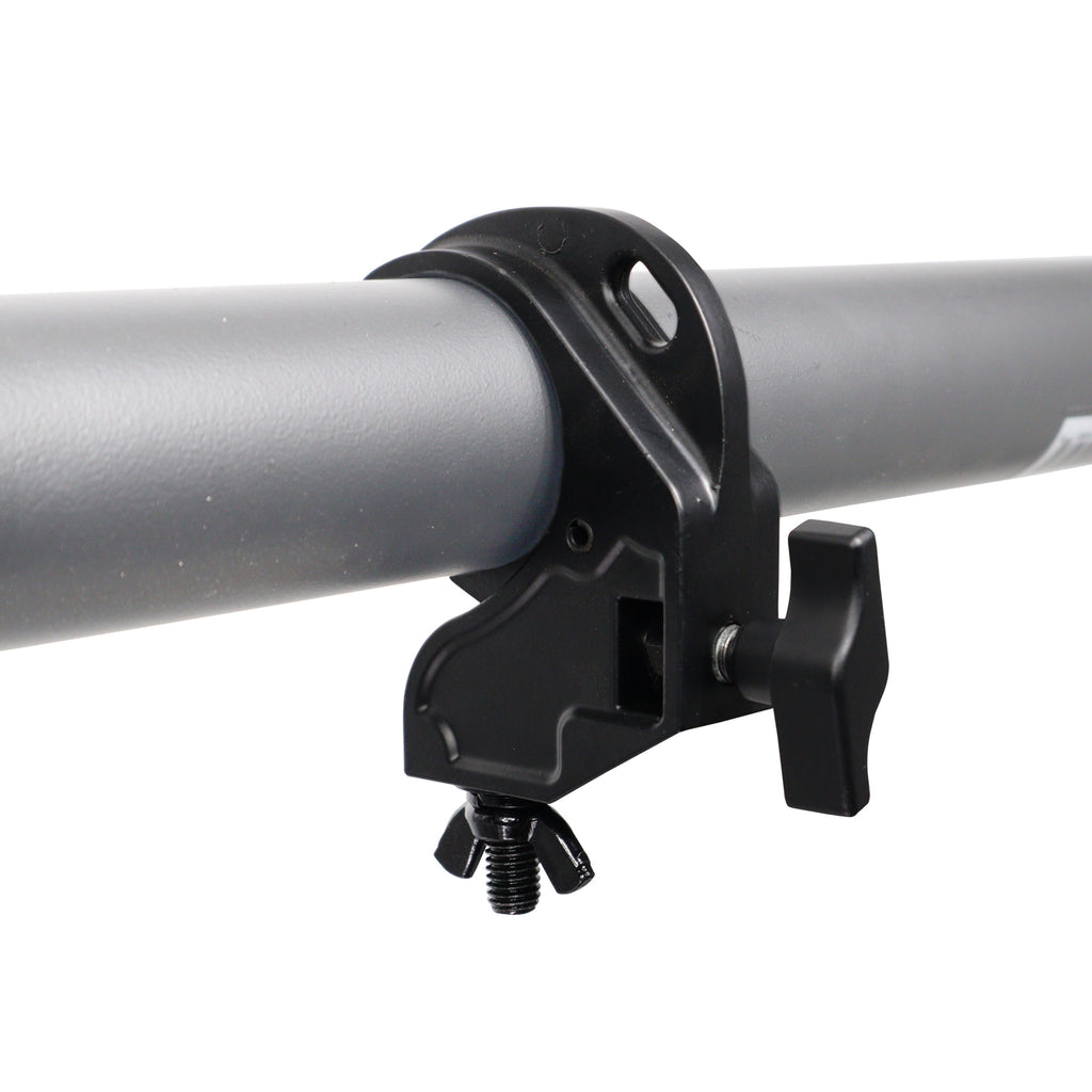 24PCS Aluminum Hook Style M10 Clamp with Big Wing Knob for 2" Truss Tube Capacity 45 Lbs. Black Finish