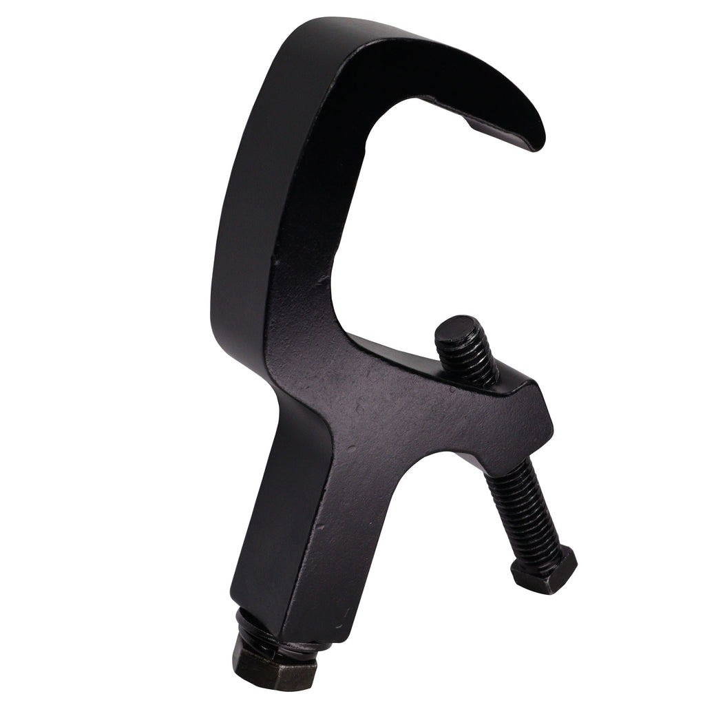 Aluminum C-Clamp for 1.5 to 2" Truss Tube Capacity 330 lbs. Black Finish