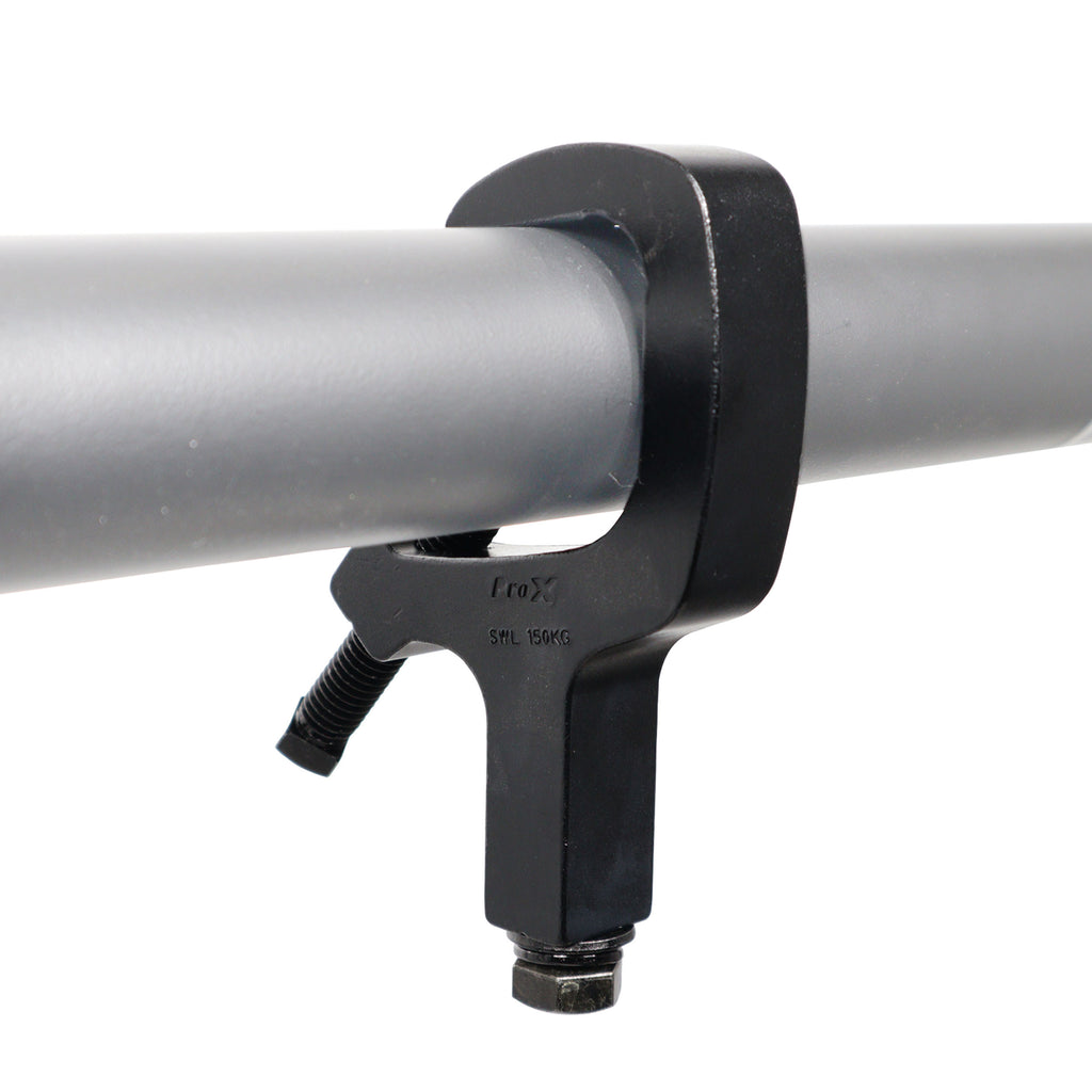Aluminum C-Clamp for 1.5 to 2" Truss Tube Capacity 330 lbs. Black Finish