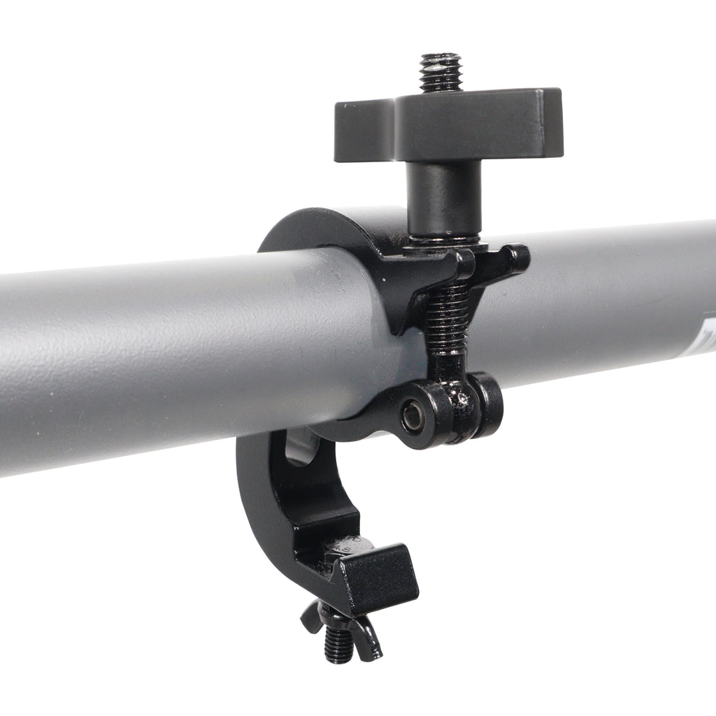 24PCS Aluminum Pro Slim Hook Style M10 Clamp with Big Wing Knob for 2" Truss Tube Capacity 330 Lbs. Black Finish
