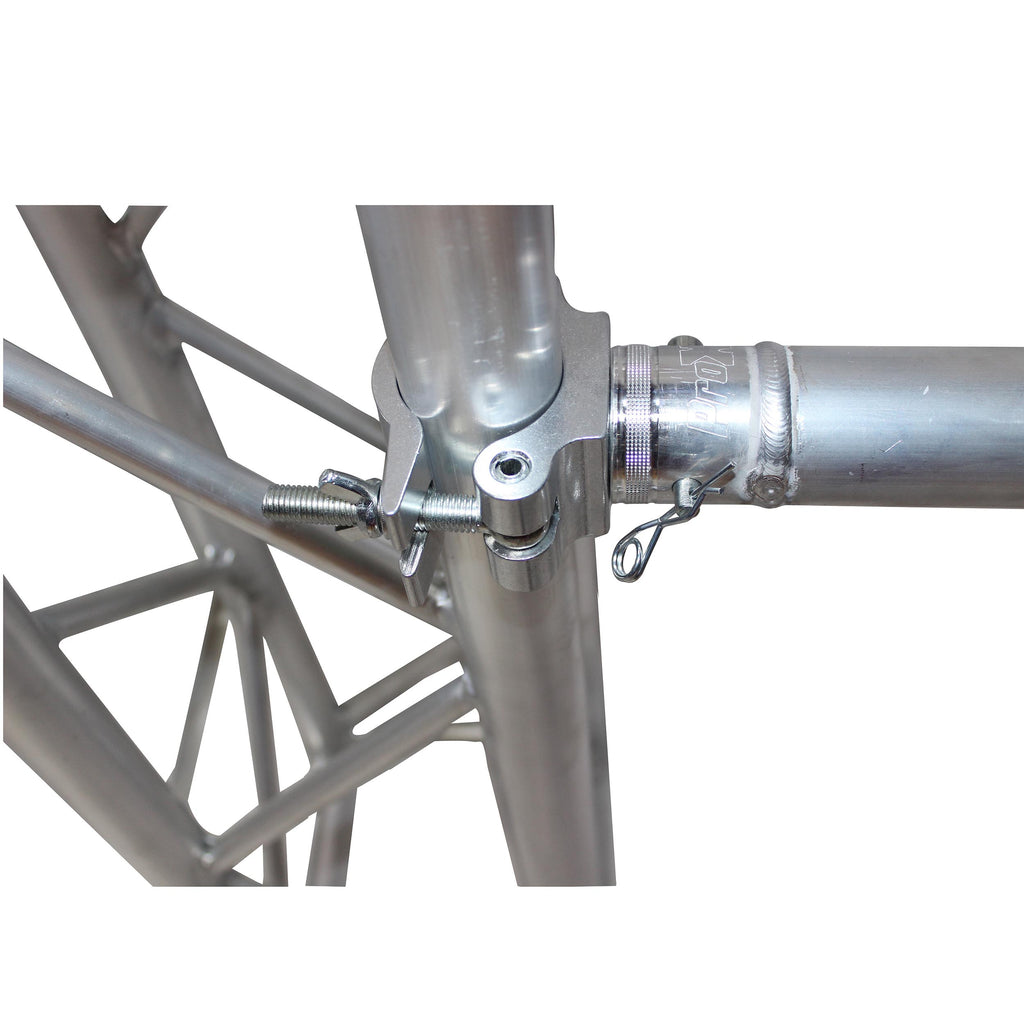 24PCS Aluminum Pro M10 Clamp with Half-Conical Connector for 2" Truss Tube Capacity 1102 lbs.