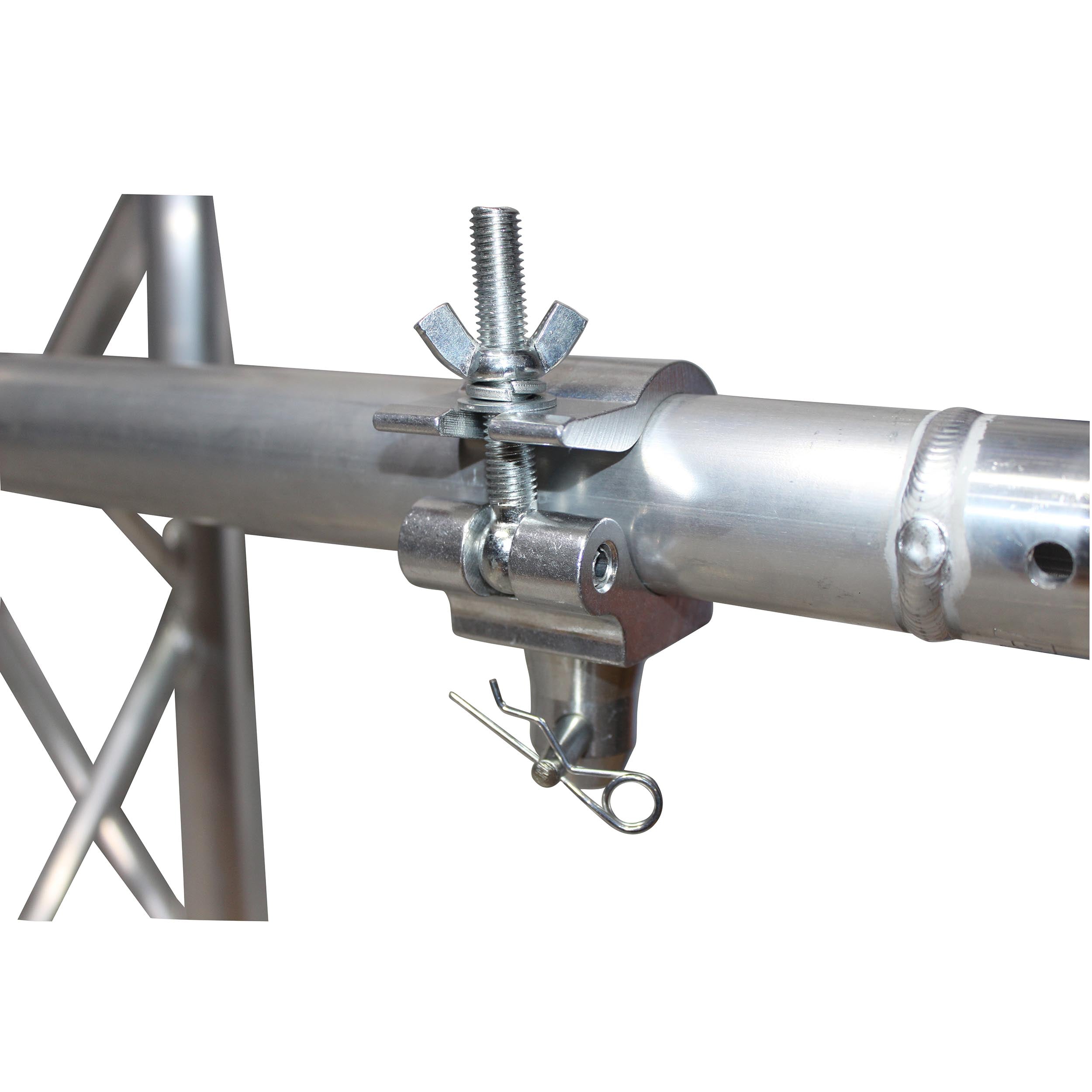 24PCS Aluminum Pro M10 Clamp with Half-Conical Connector for 2" Truss Tube Capacity 1102 lbs.