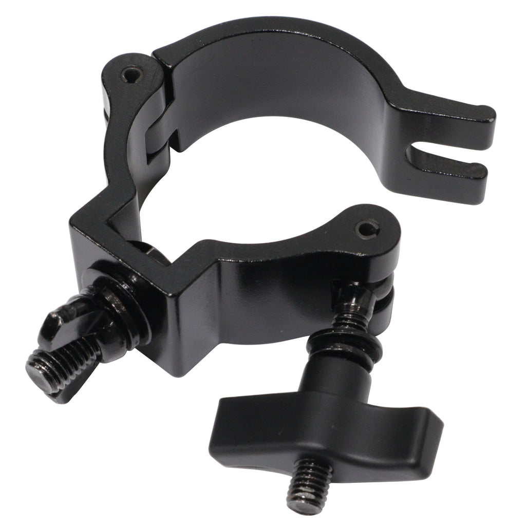 12PCS Aluminum Slim M10 O-Clamp with Big Wing Knob for 2" Truss Tube Capacity 165 lbs. Black Finish
