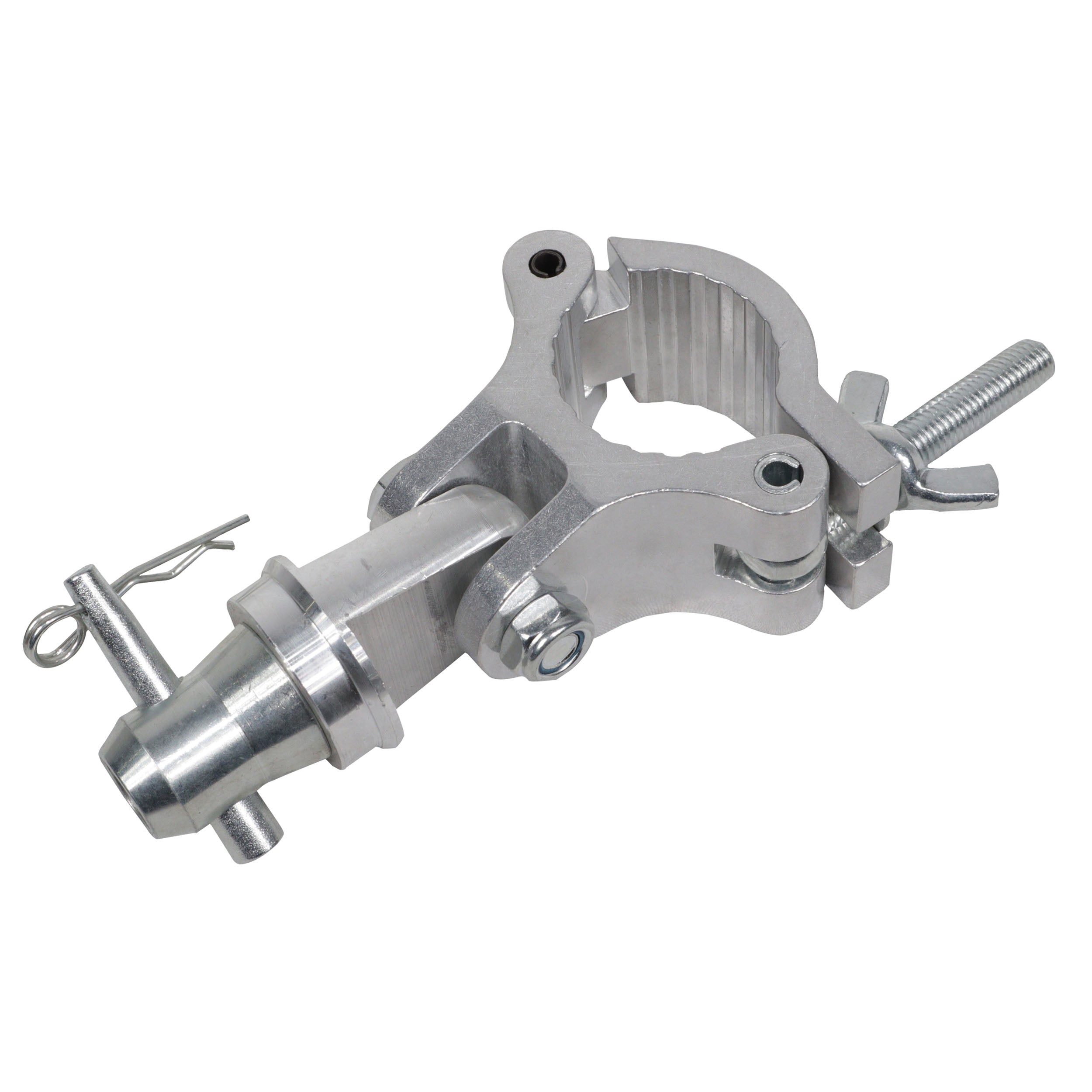 24PCS Aluminum Pro M10 Truss Clamp with Hinge Adjustable 180 Degree Half Coupler