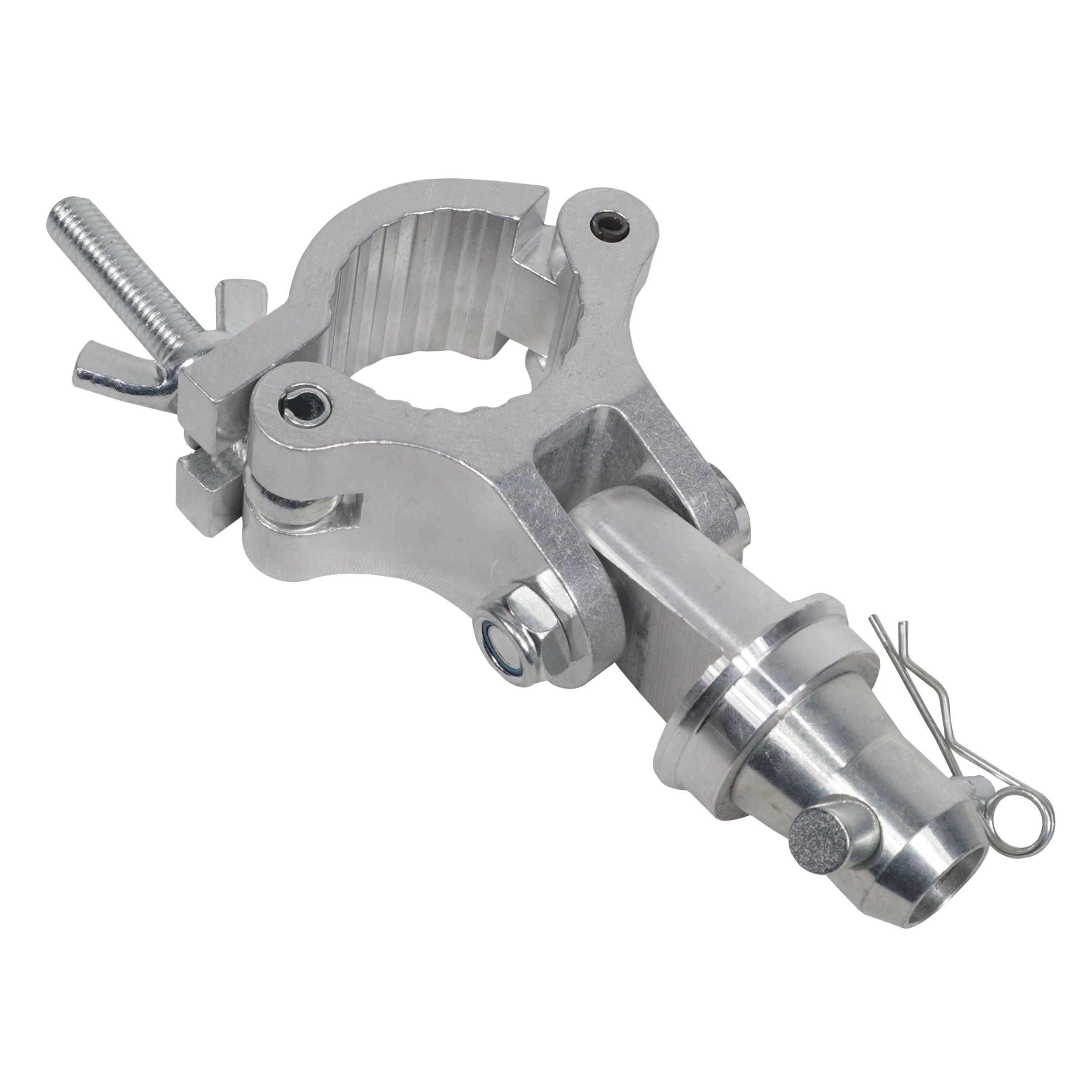 24PCS Aluminum Pro M10 Truss Clamp with Hinge Adjustable 180 Degree Half Coupler