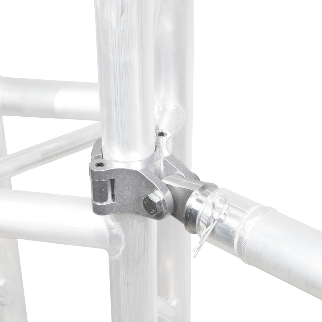 Aluminum Pro M10 Truss Clamp with Hinge Adjustable 180 Degree Half Coupler