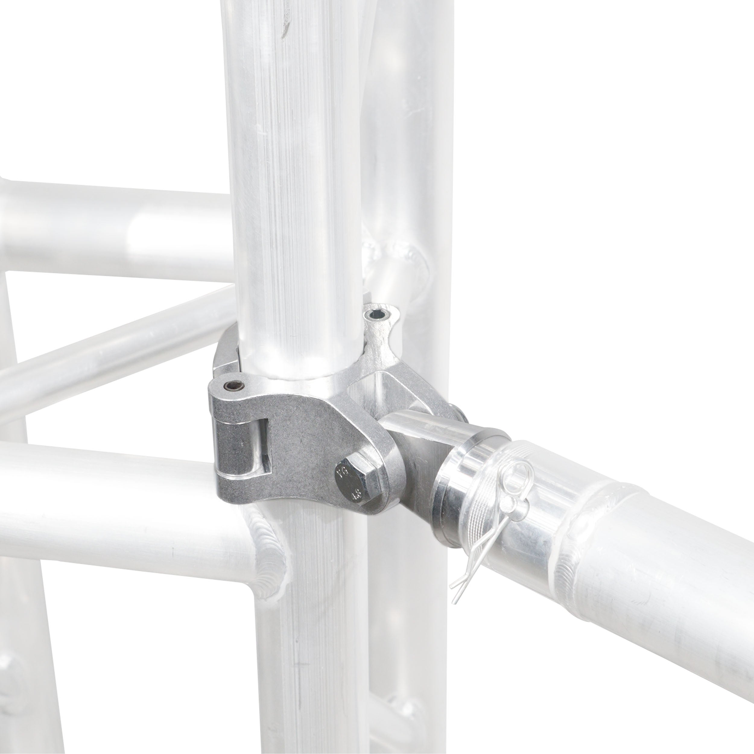 Aluminum Pro M10 Truss Clamp with Hinge Adjustable 180 Degree Half Coupler