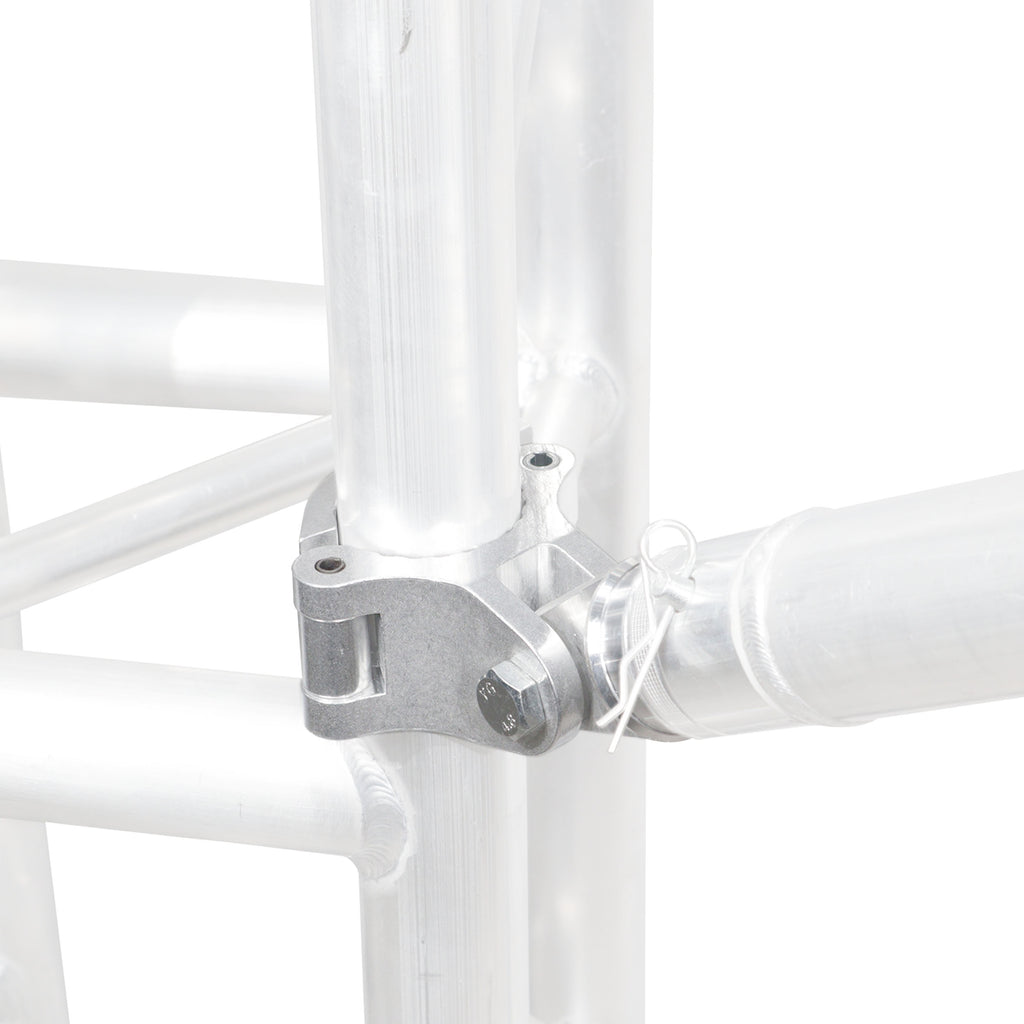 24PCS Aluminum Pro M10 Truss Clamp with Hinge Adjustable 180 Degree Half Coupler