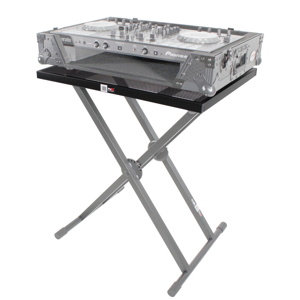 Utility Music Keyboard X Stand Table Top Add on for DJ Controller Flight Case Midi Controllers Laptop
