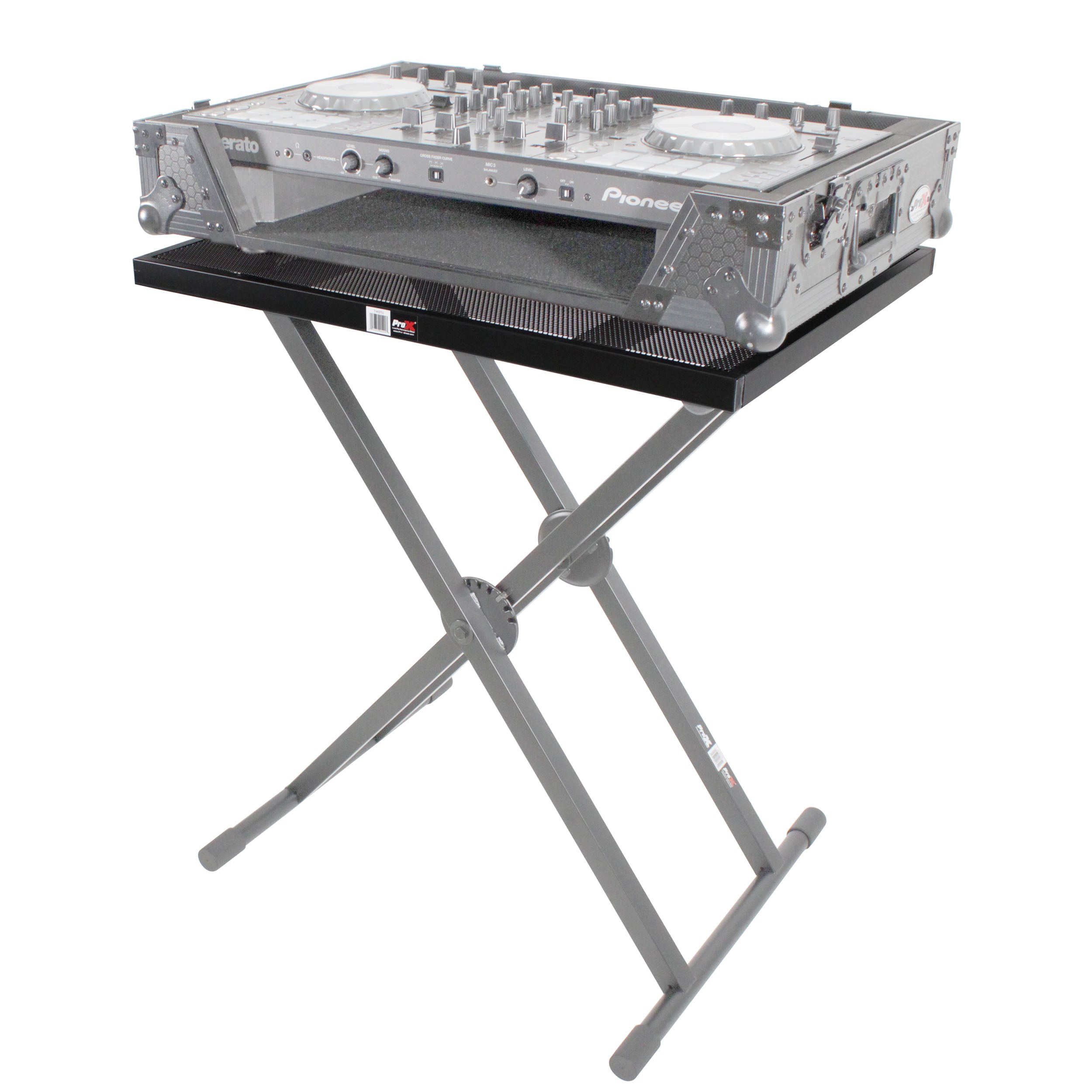Utility Music Keyboard X Stand Table Top Add on for DJ Controller Flight Case Midi Controllers Laptop