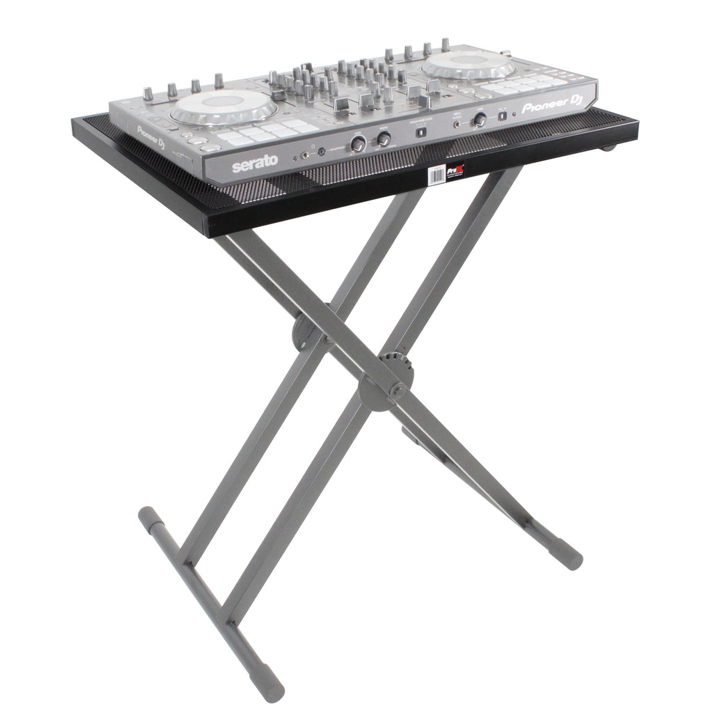 Utility Music Keyboard X Stand Table Top Add on for DJ Controller Flight Case Midi Controllers Laptop