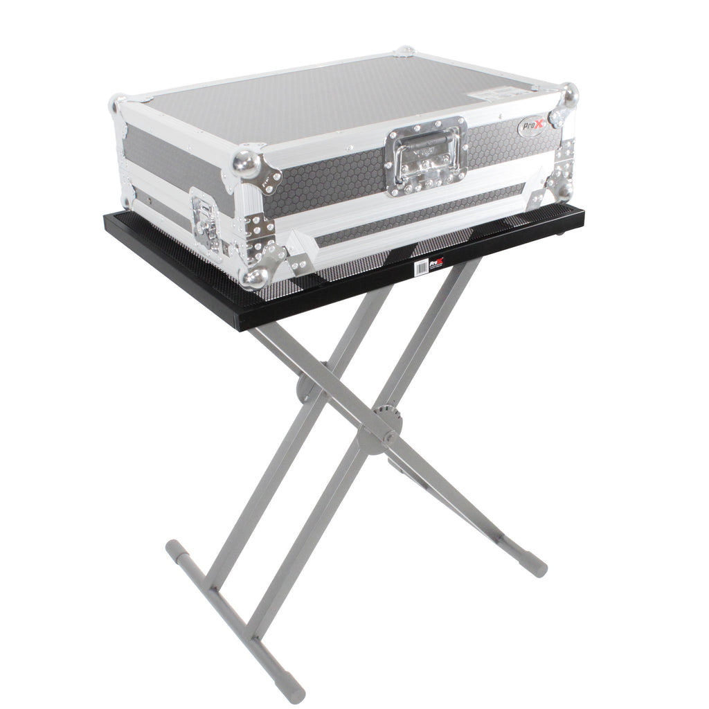 Utility Music Keyboard X Stand Table Top Add on for DJ Controller Flight Case Midi Controllers Laptop