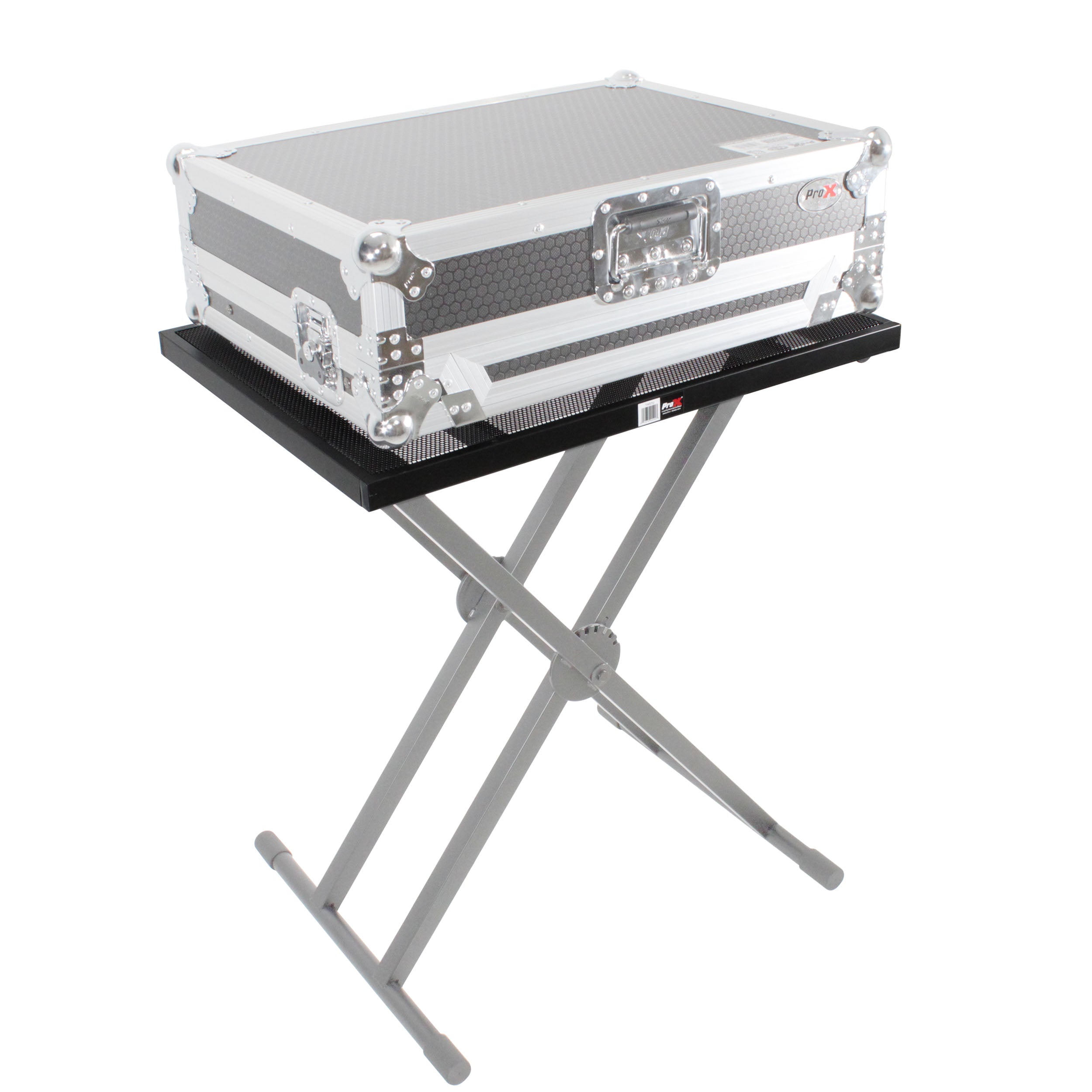 Utility Music Keyboard X Stand Table Top Add on for DJ Controller Flight Case Midi Controllers Laptop