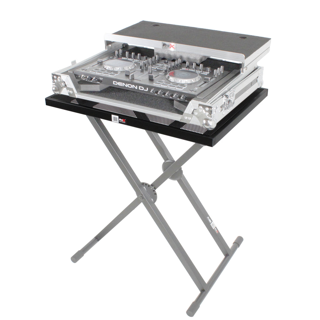 Utility Music Keyboard X Stand Table Top Add on for DJ Controller Flight Case Midi Controllers Laptop