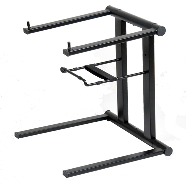 Foldable Portable Laptop Stand W/Adjustable Shelf BLACK