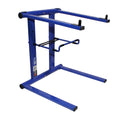 Foldable Portable DJ Laptop Stand W/Adjustable Shelf Blue