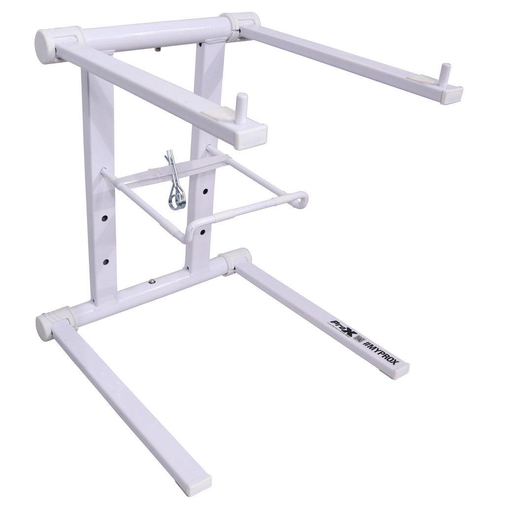 XO DJ Foldable Laptop Stand with Carrying Bag - White