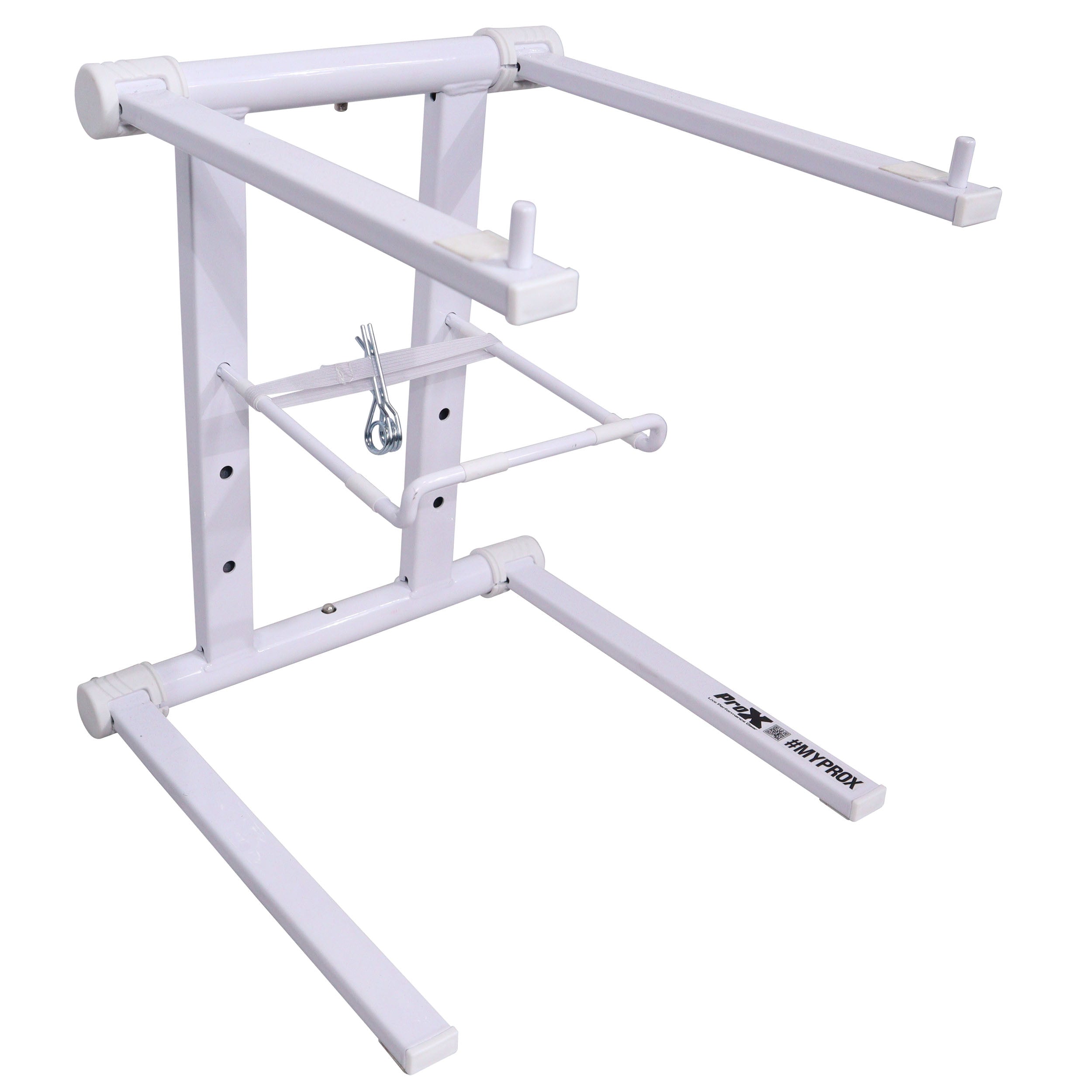 XO DJ Foldable Laptop Stand with Carrying Bag - White