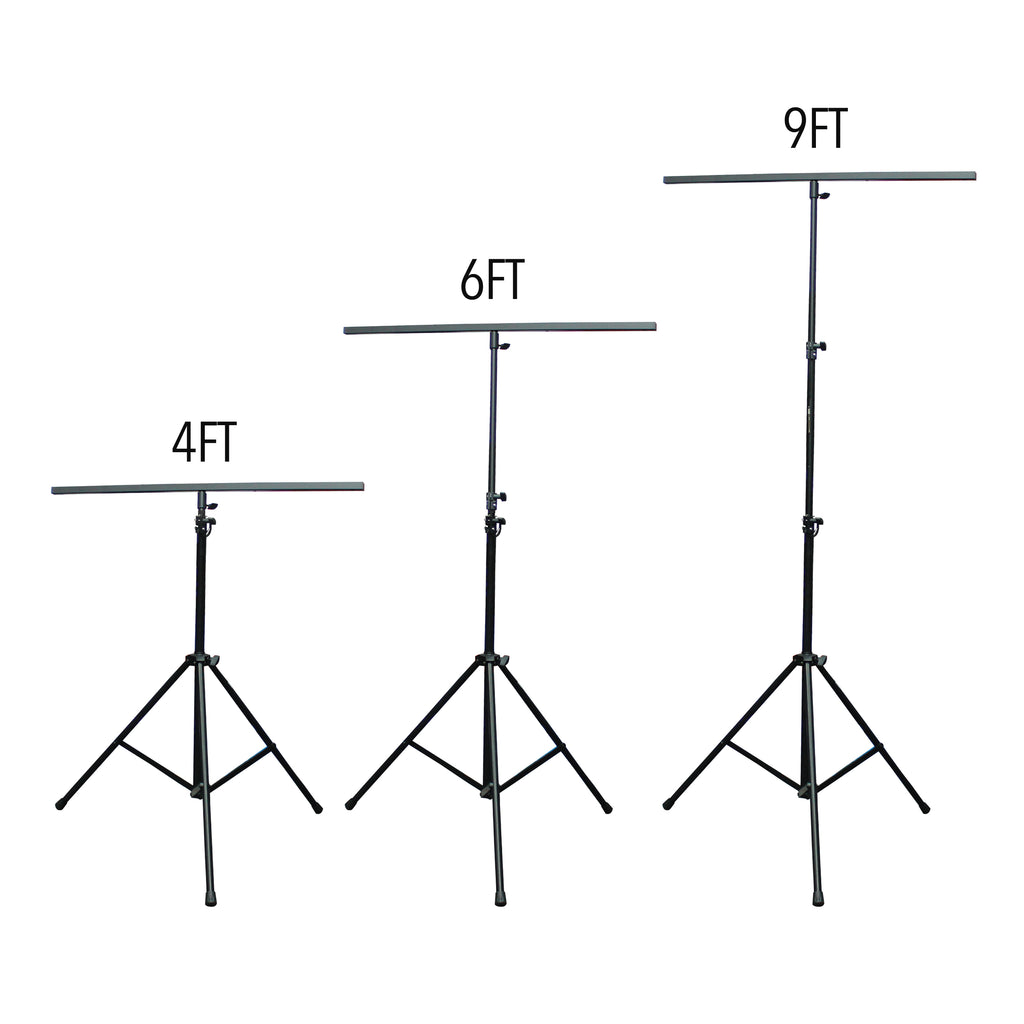 Set of (2) 9 Ft. Lighting Stand Package with T-Bars and Carrying Bag
