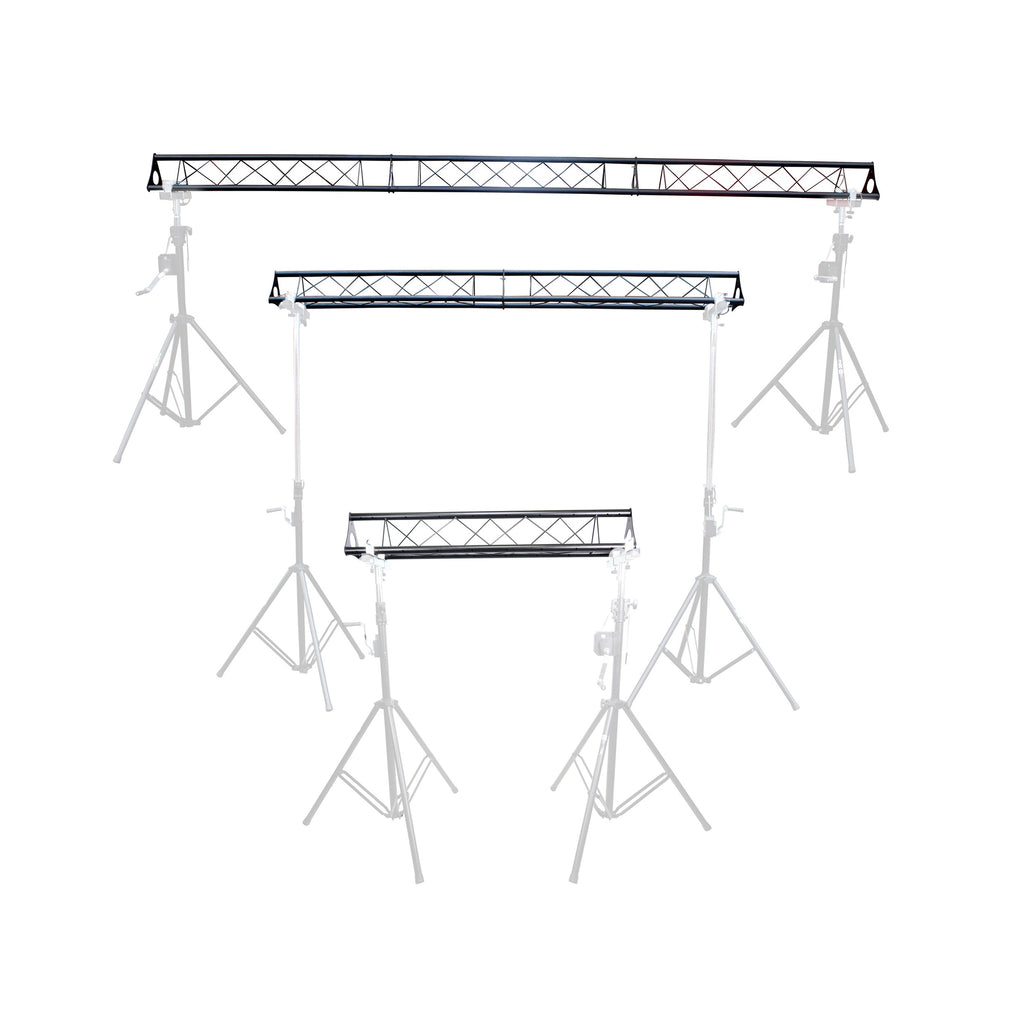 ProX Set of (3) Universal Lighting Truss System with 5Ft 10Ft 15Ft Triangle Segment Sections