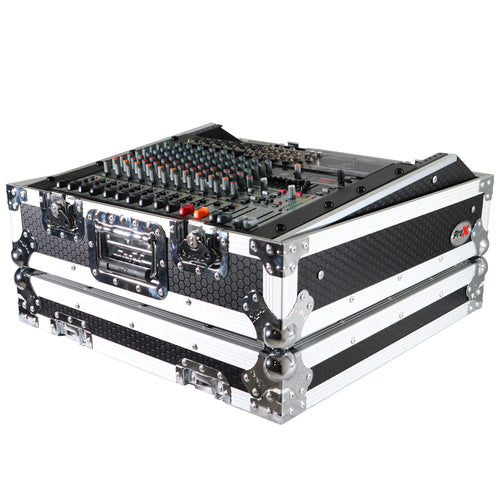 10U 19" Topload Rack Mountable Live Audio Sound Mixer DMX Flight Universal Case