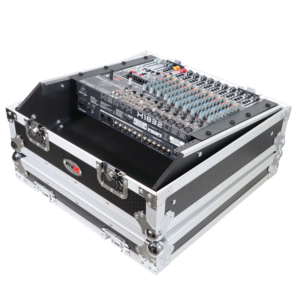 10U 19" Topload Rack Mountable Live Audio Sound Mixer DMX Flight Universal Case