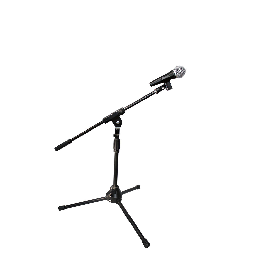 Short Tripod Microphone Stand W/Boom
