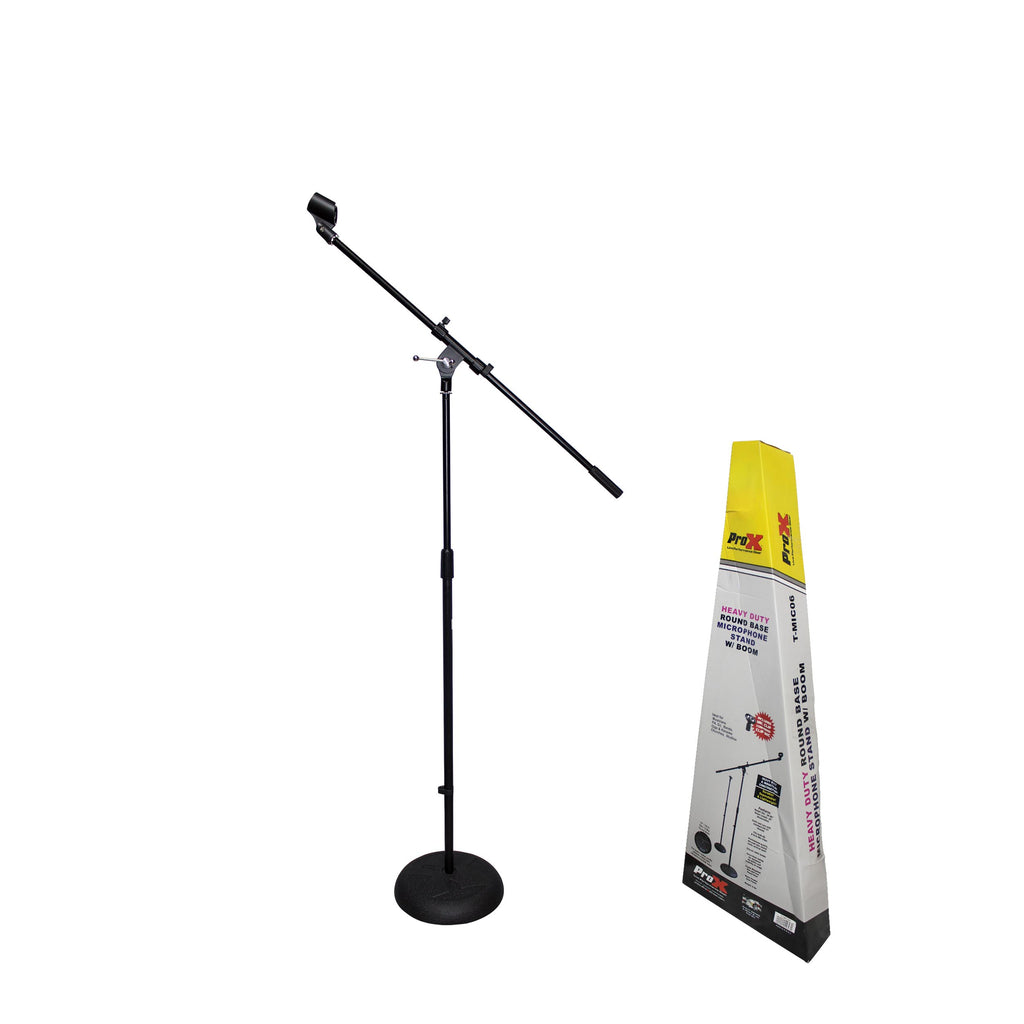 4PCS Round Base Microphone Stand W/Boom