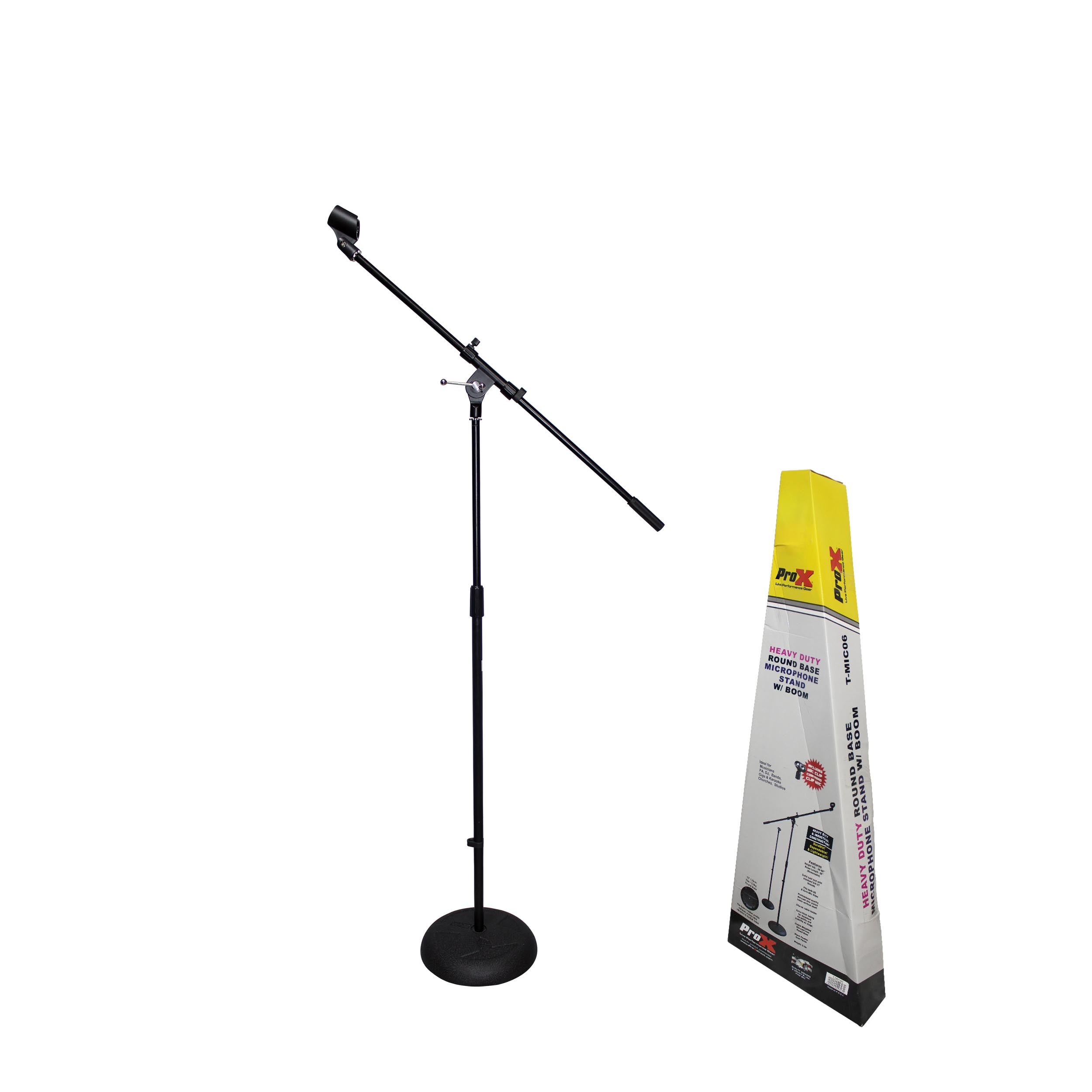 4PCS Round Base Microphone Stand W/Boom
