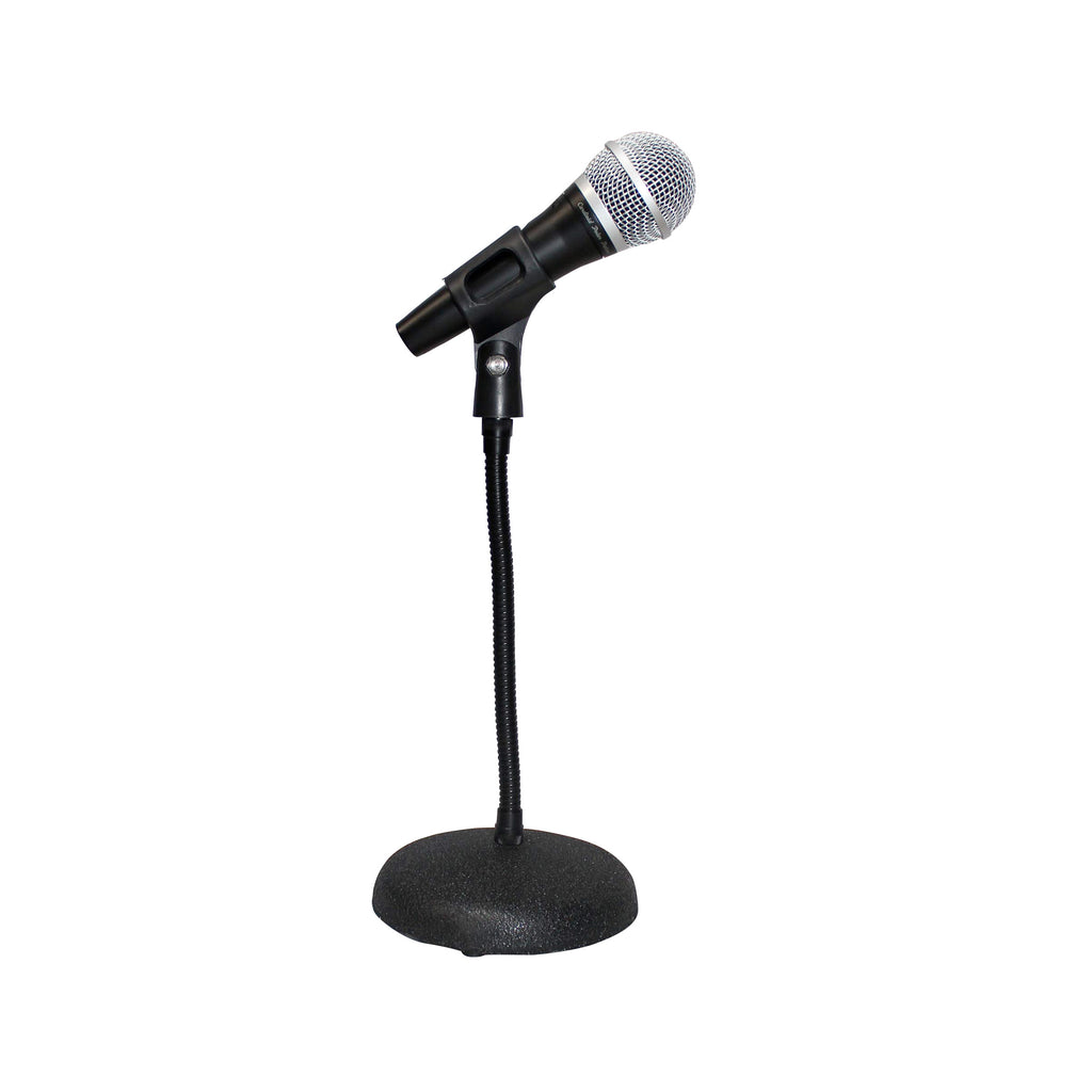 10PCS Gooseneck Desktop Microphone Stand With 6" Round Base
