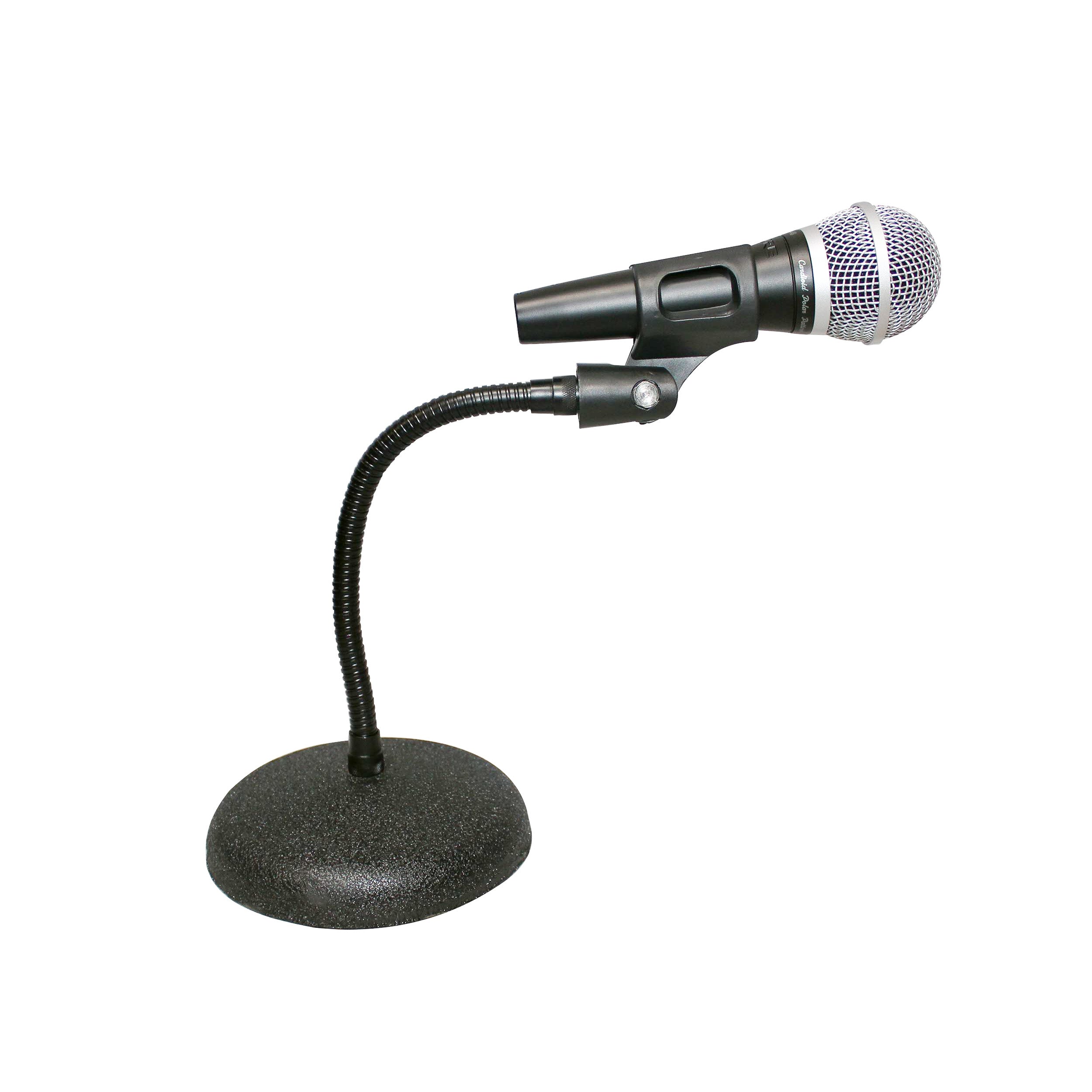 10PCS Gooseneck Desktop Microphone Stand With 6" Round Base