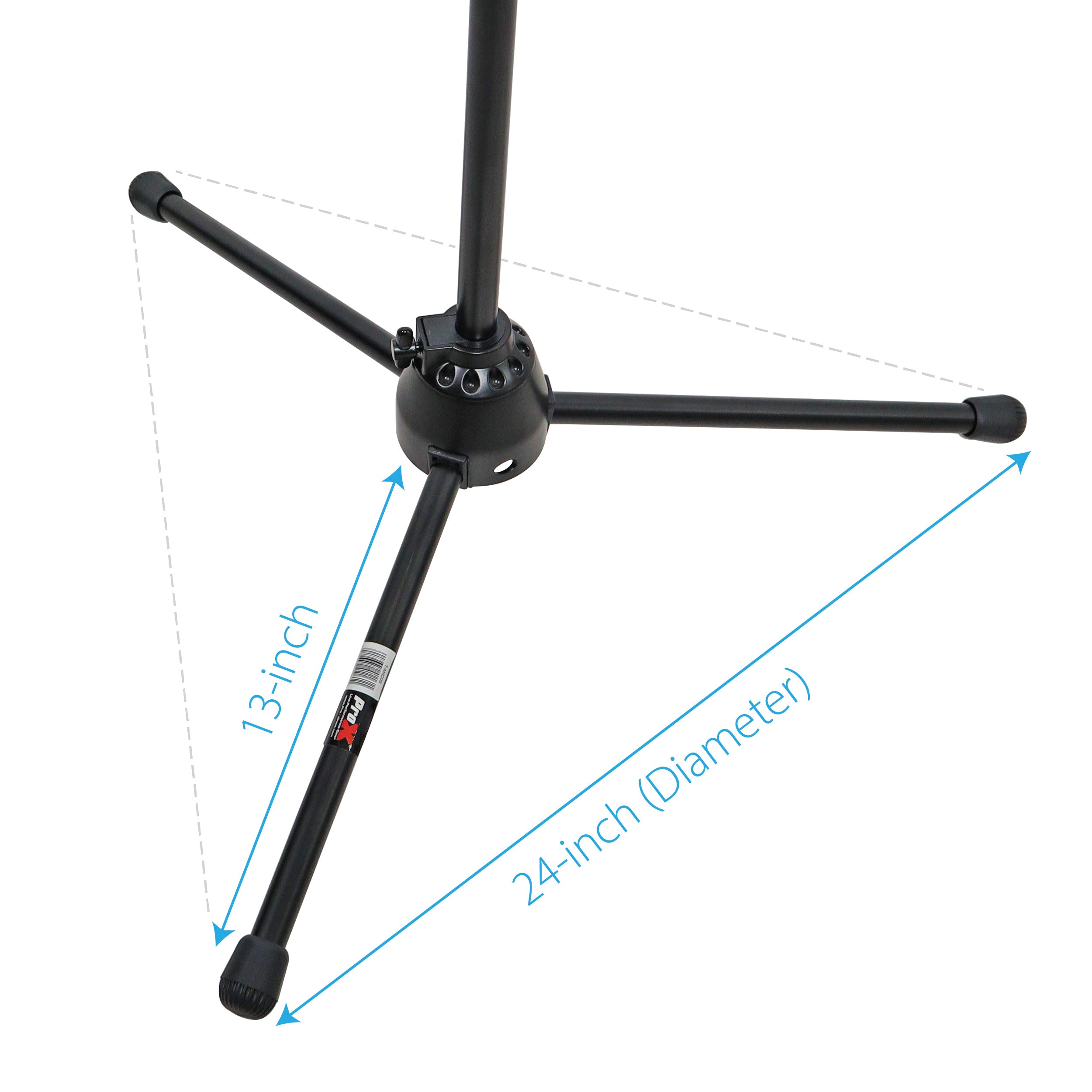 6 Ft Pro Tripod Microphone Concert Musician DJ Stand With Boom and  Mic Clip