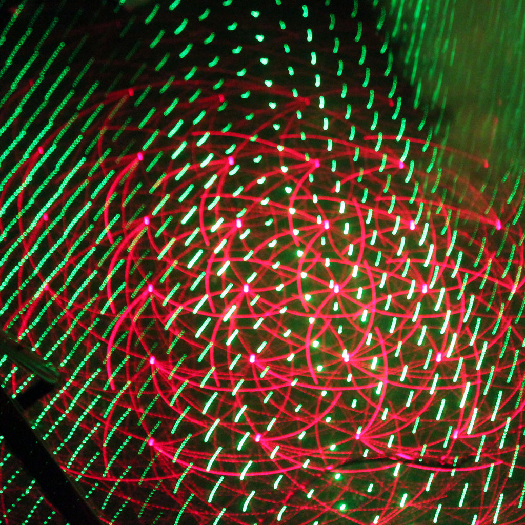 BLACK JACK 5 mW Class 3A Red & Green  Dual Color Animation Laser Effect Light