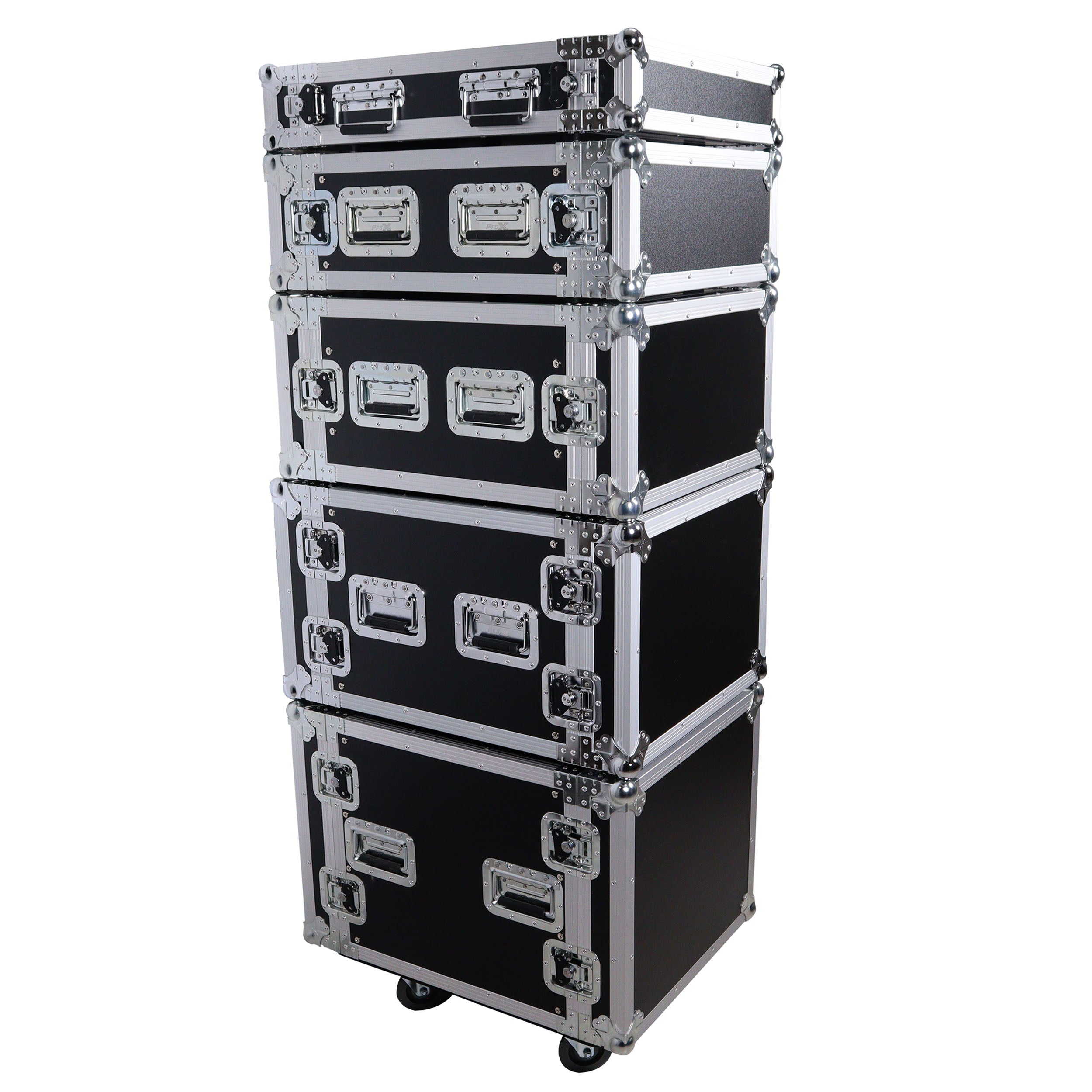 4U Space Amp Rack Mount ATA Style Flight Case 19 In. Depth